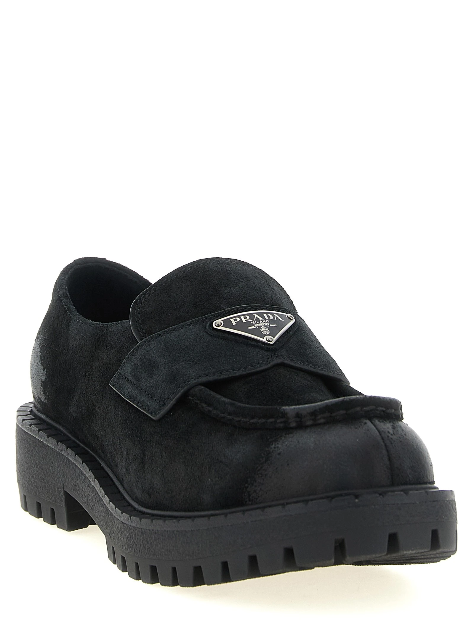 Suede loafers
