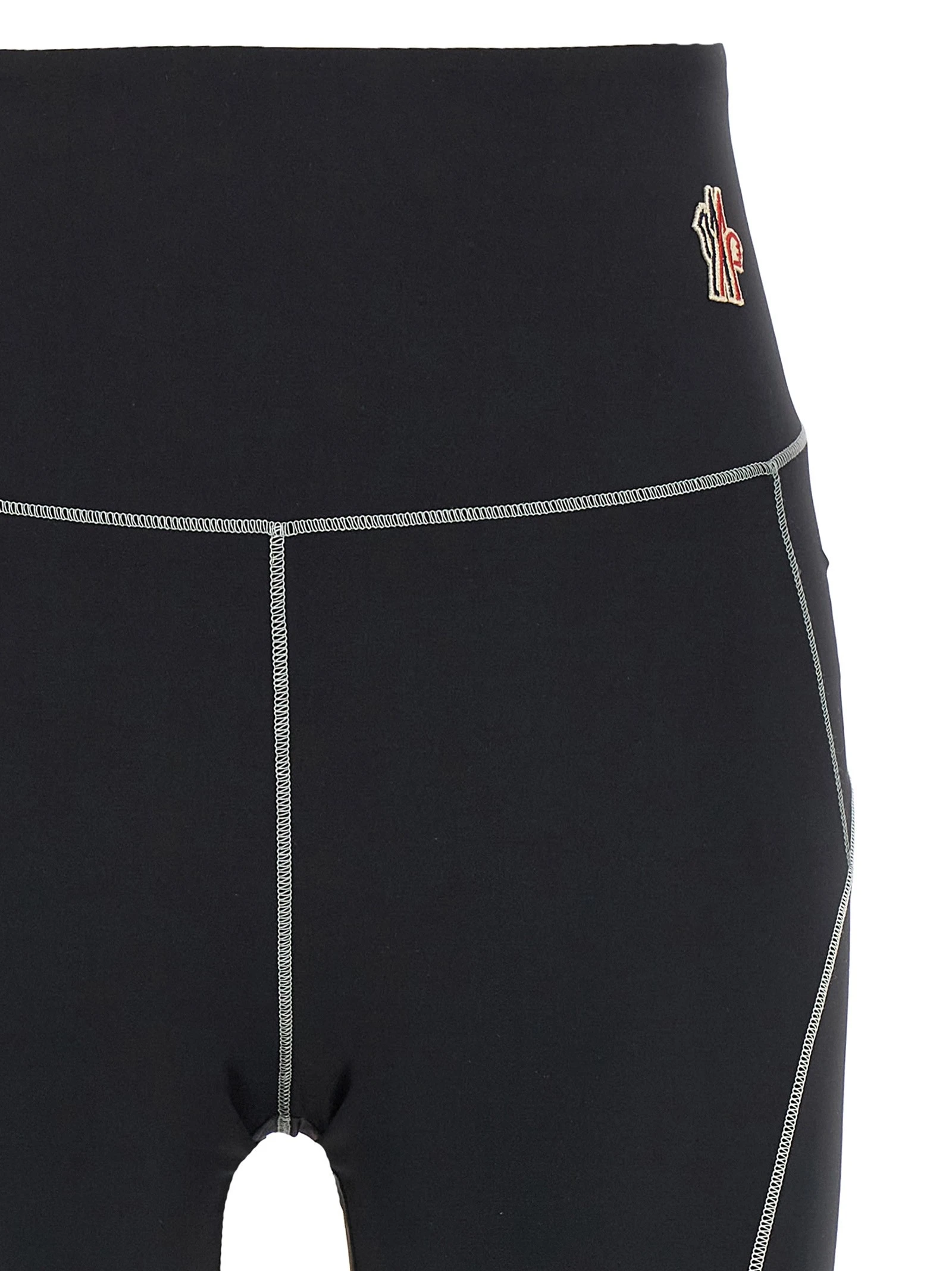 Logo patch leggings