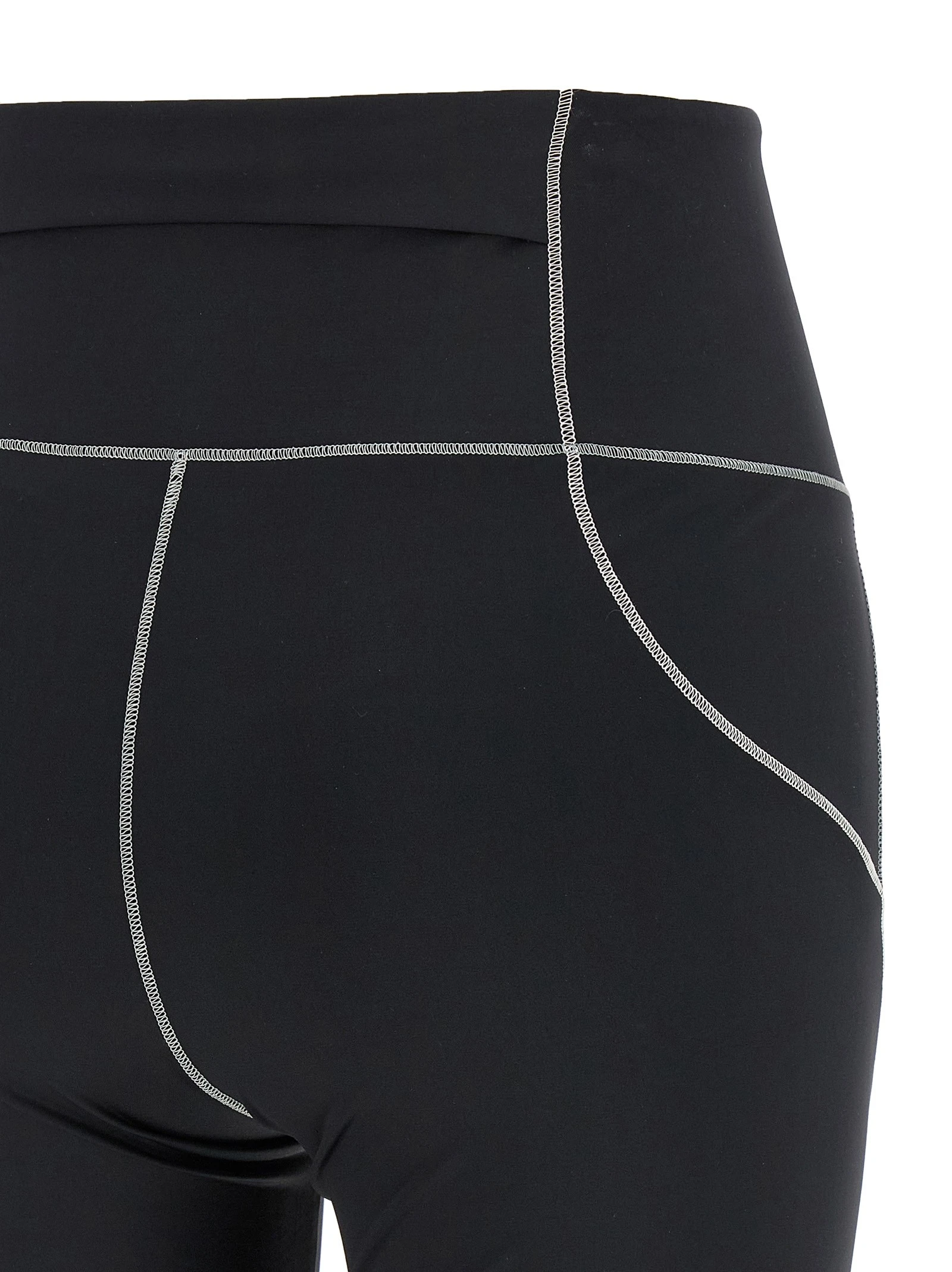 Logo patch leggings