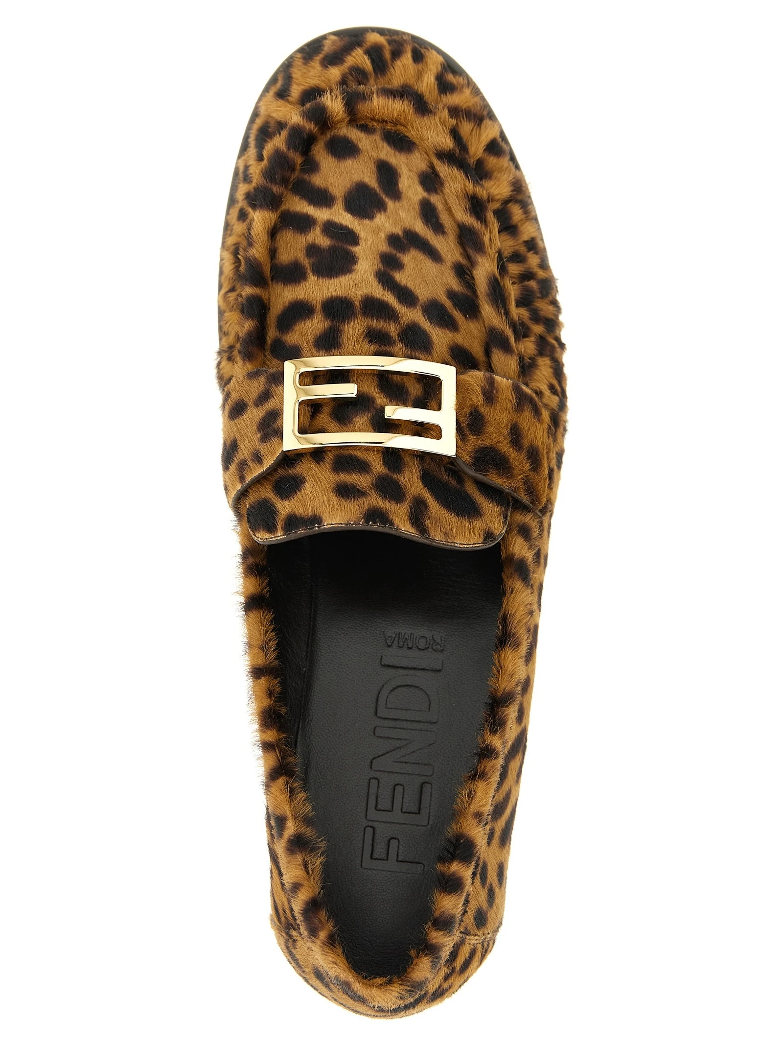 'Baguette' pony hair loafers
