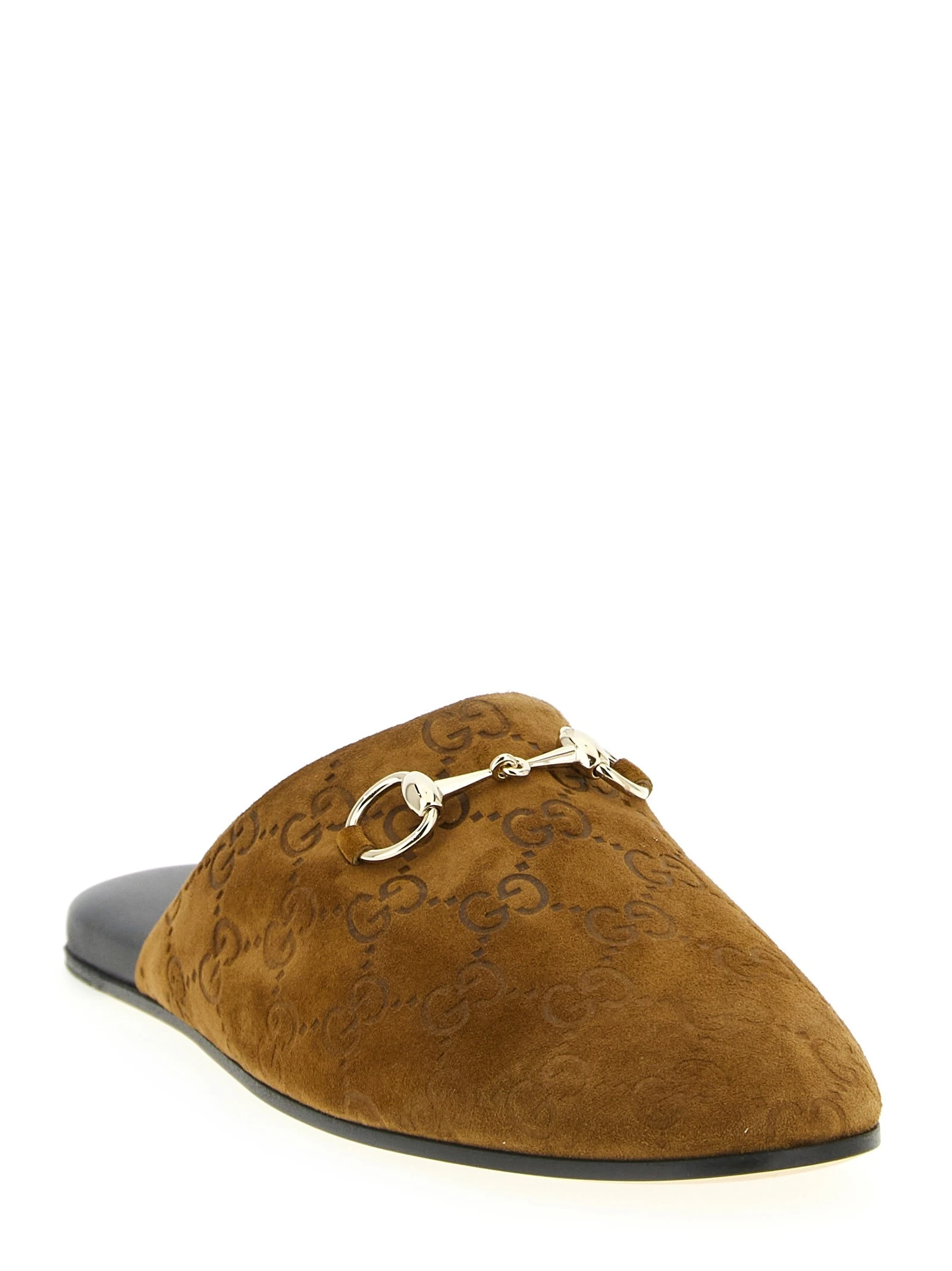 'GG' suede mules