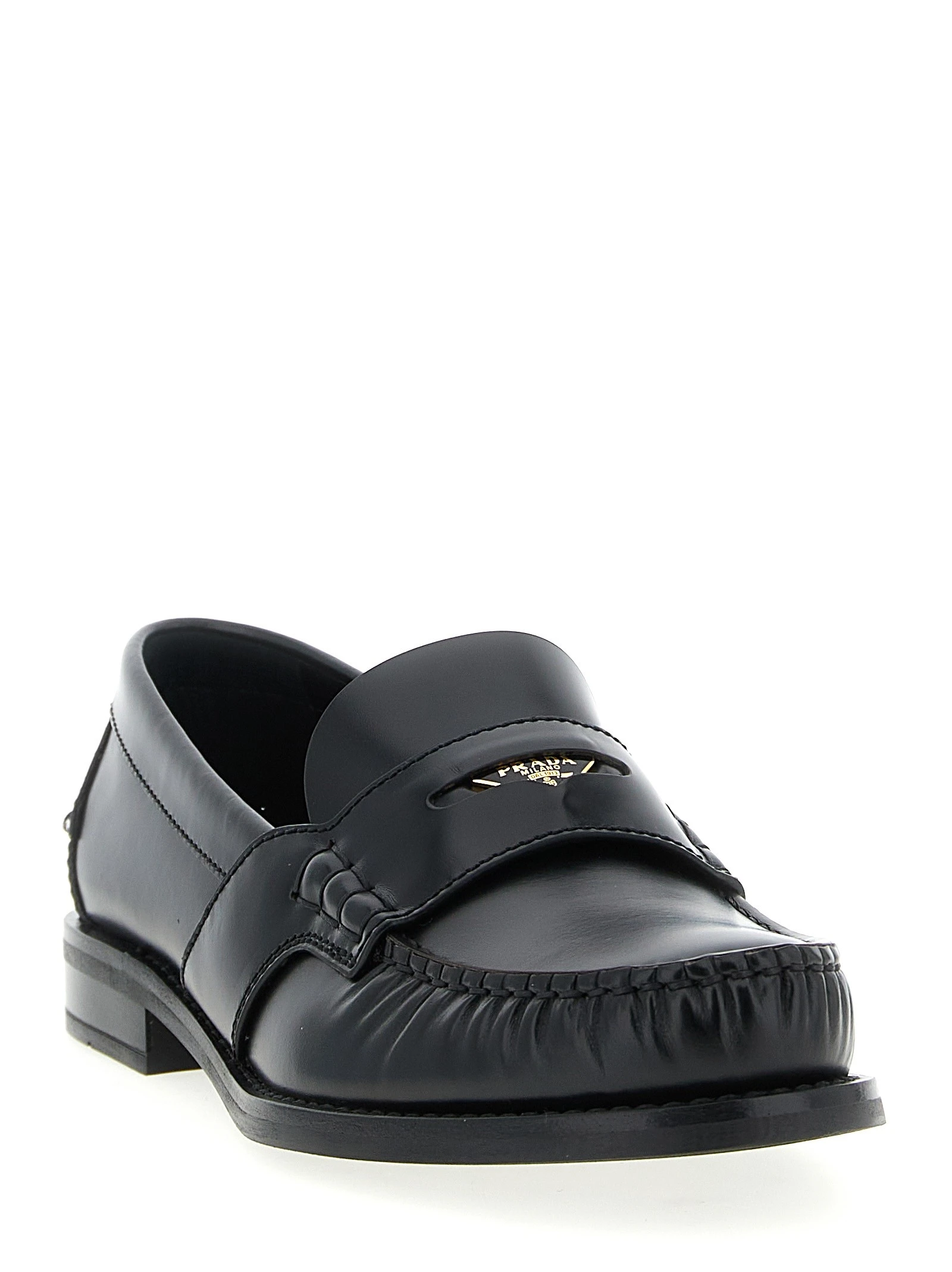 Leather loafers
