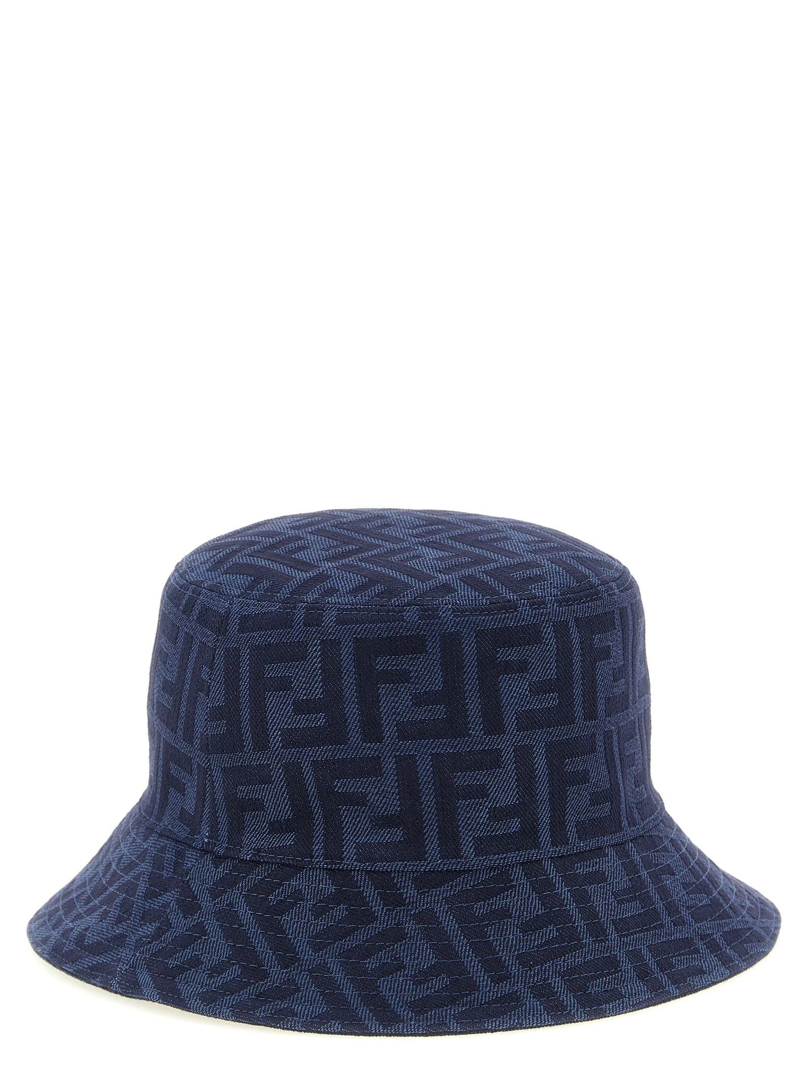 Reversible denim bucket hat