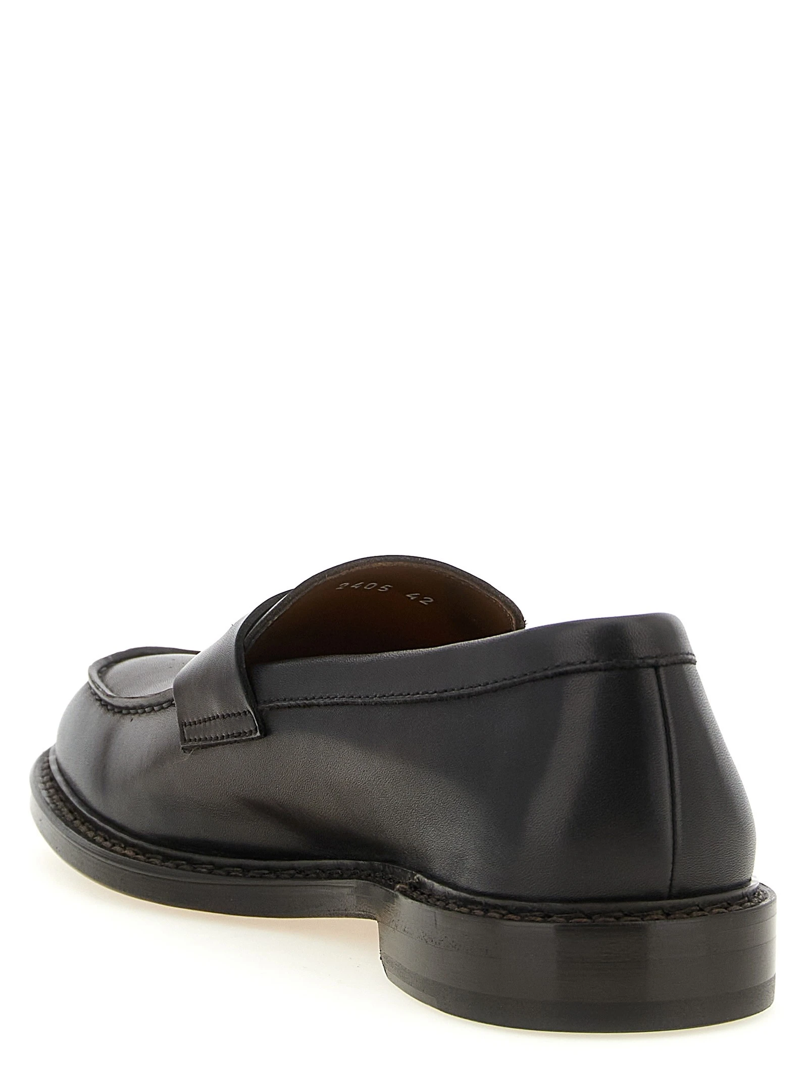 Leather loafers