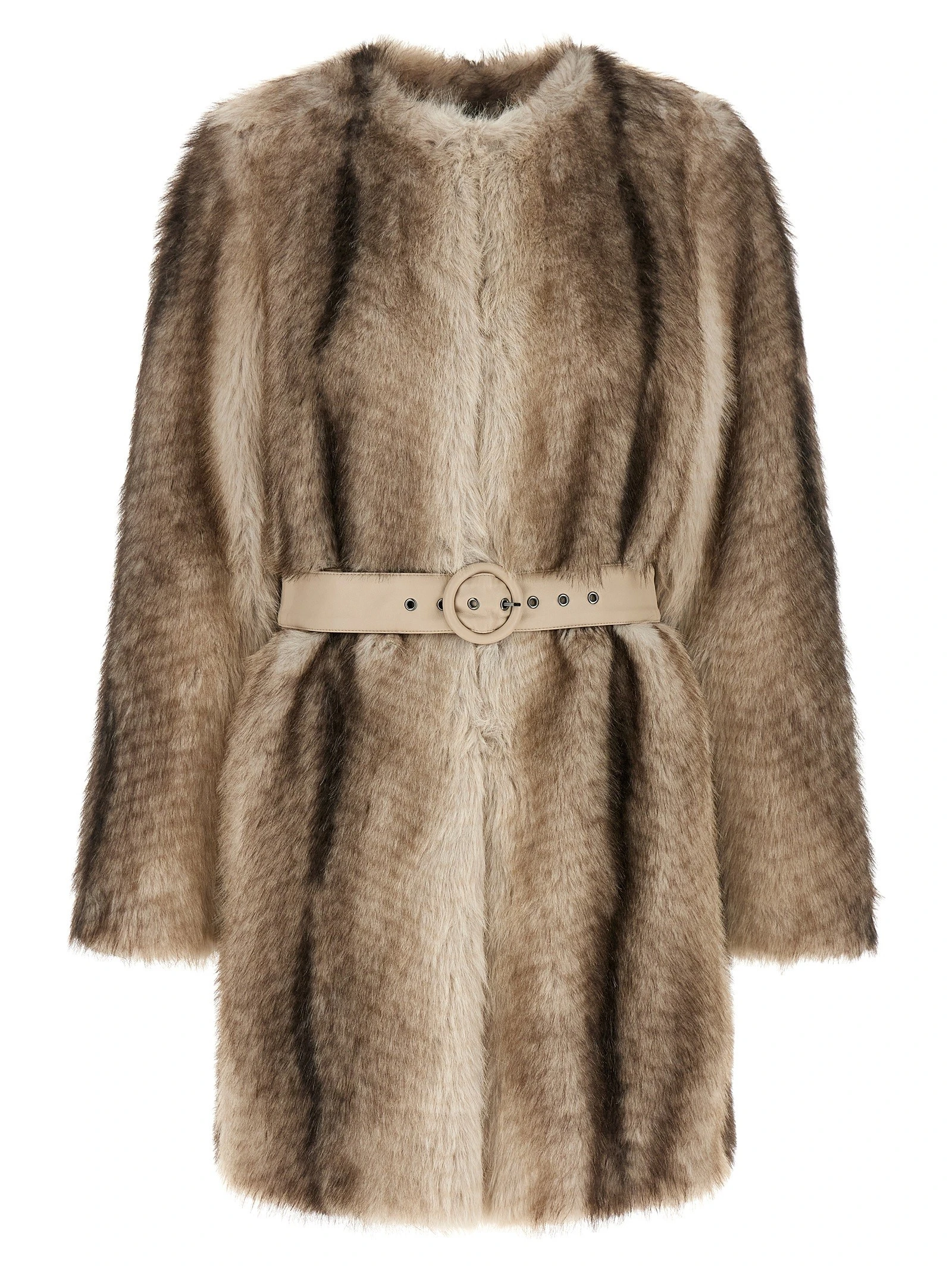 Eco-fur coat