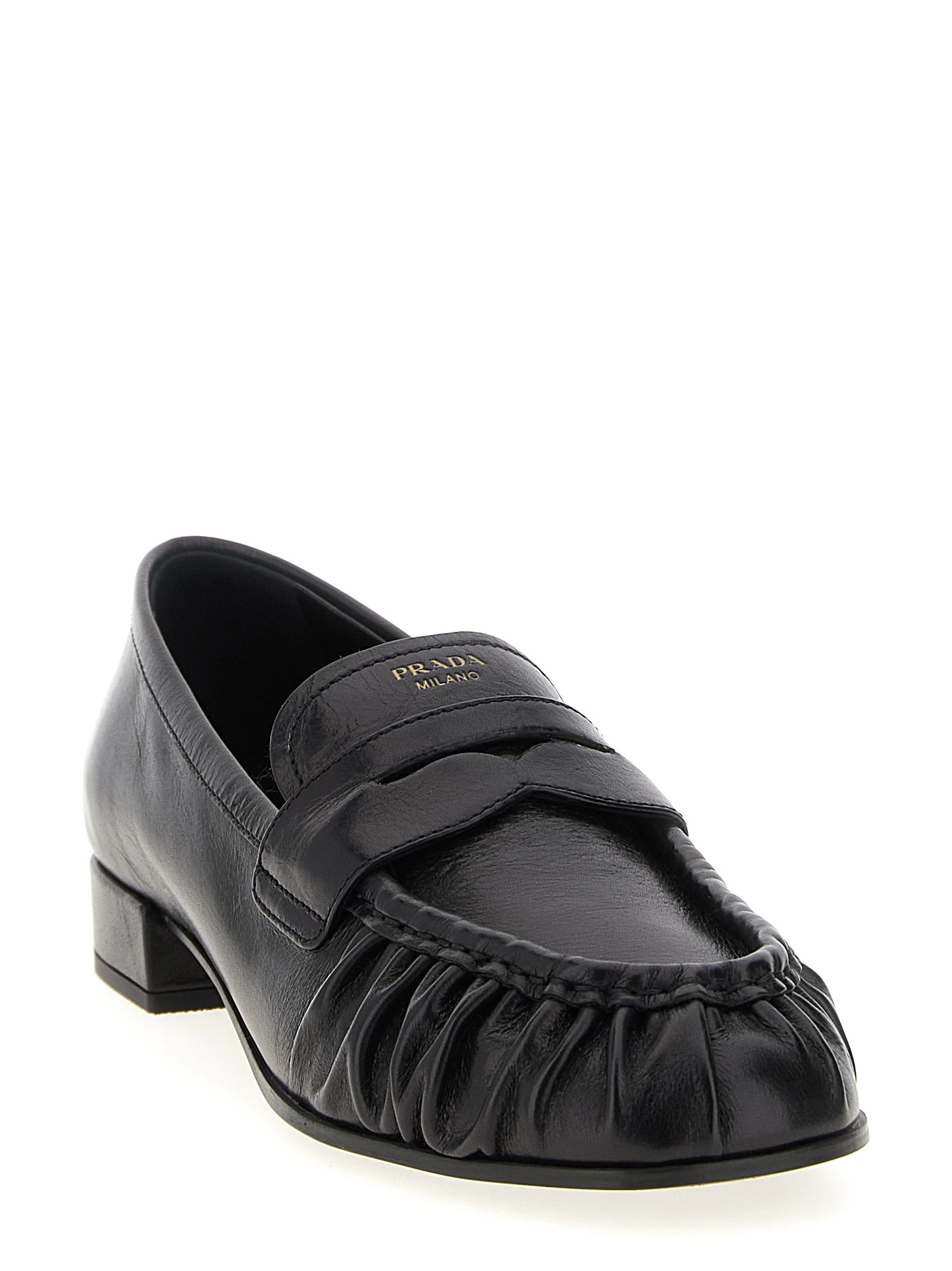 Curled toe moccasins