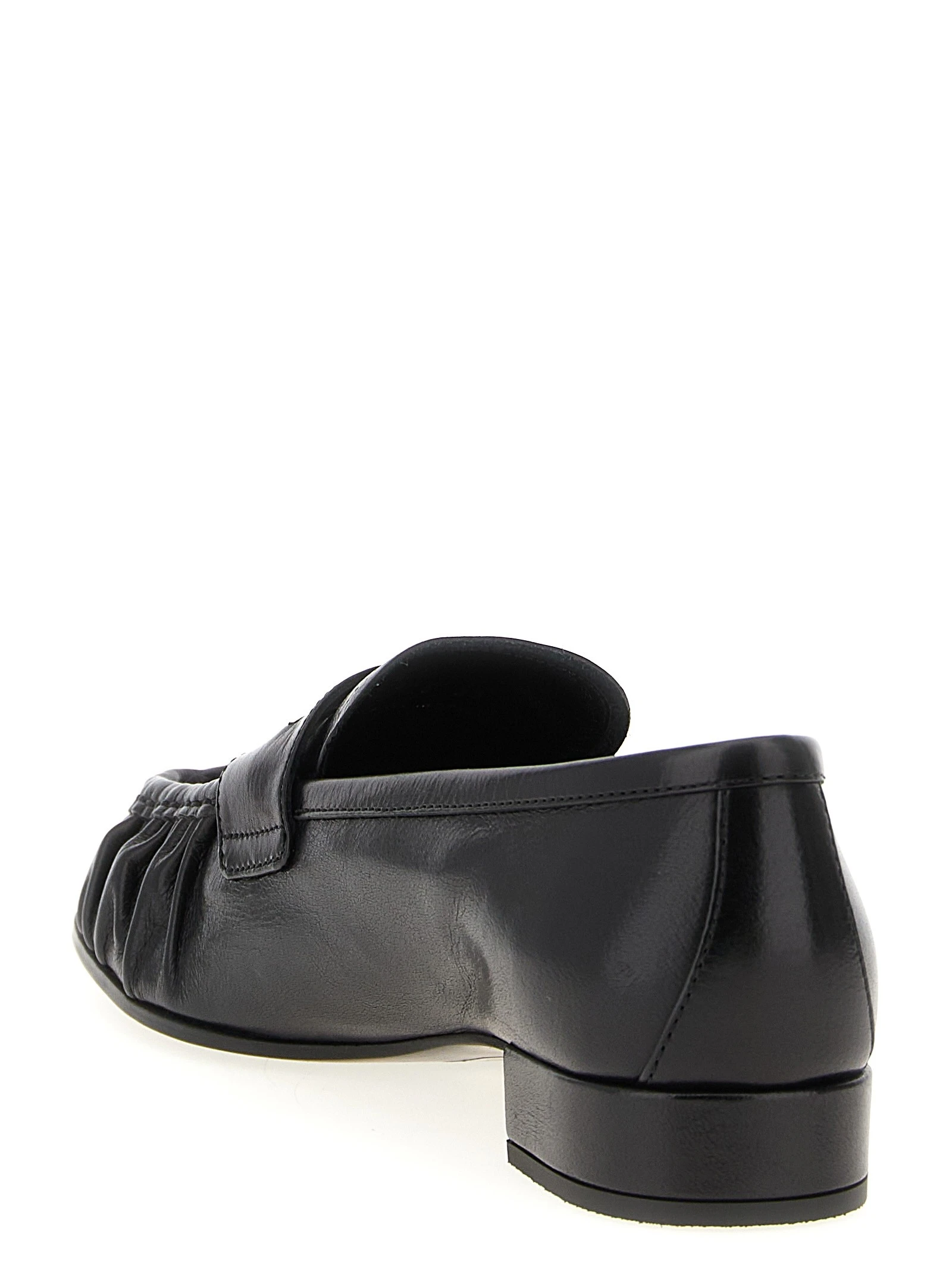 Curled toe moccasins