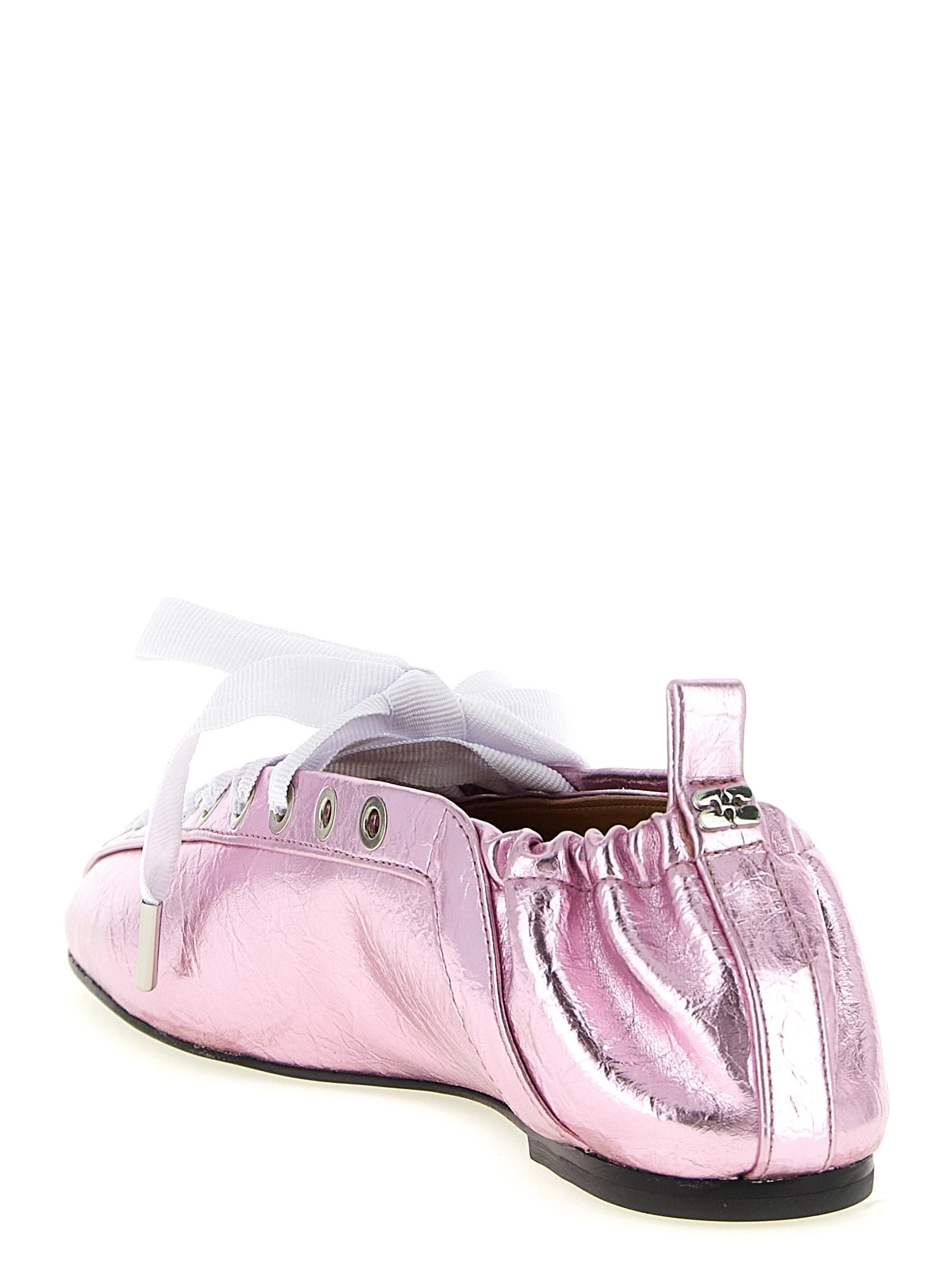 'Lace-Up' ballet flats