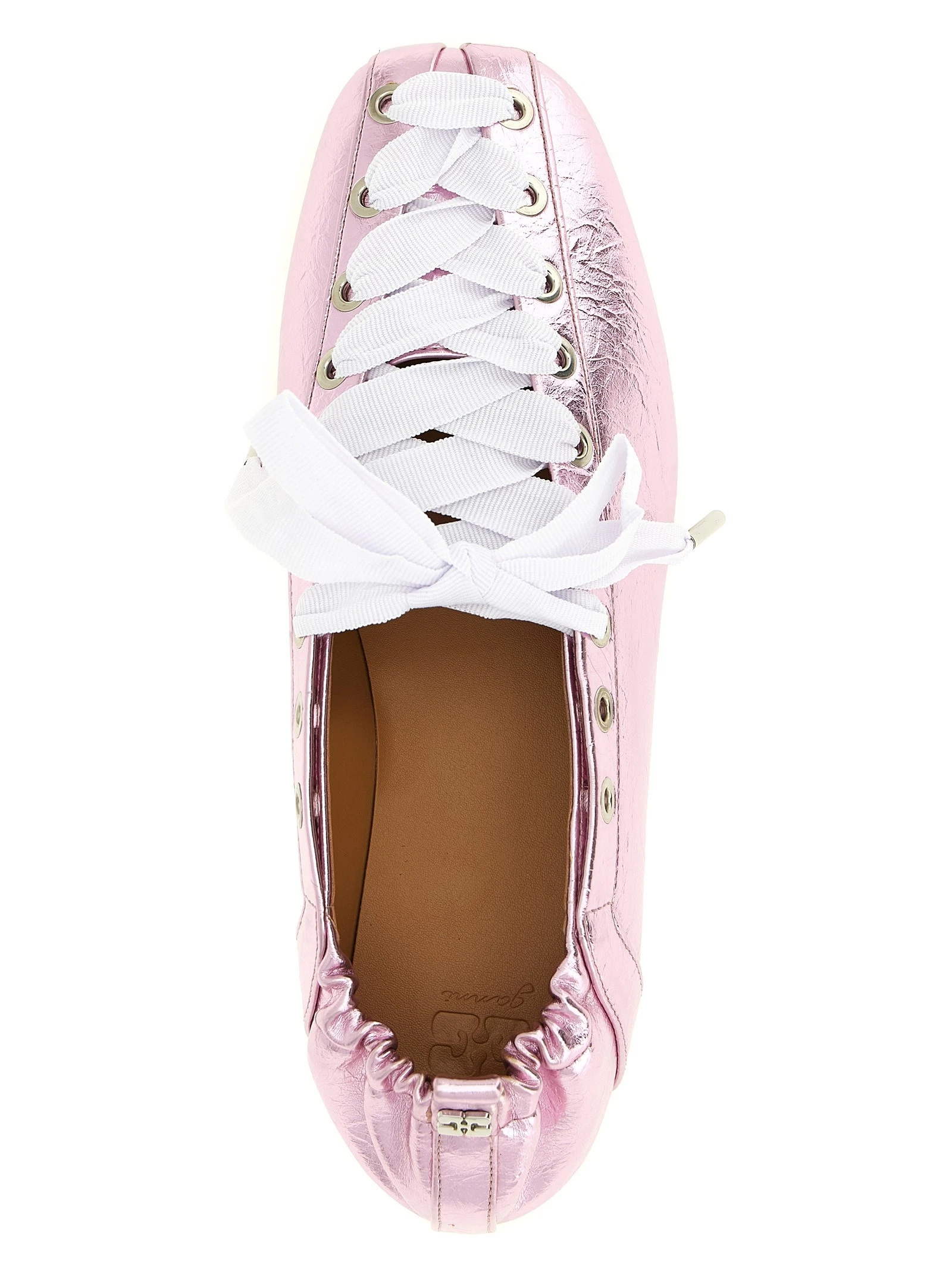'Lace-Up' ballet flats