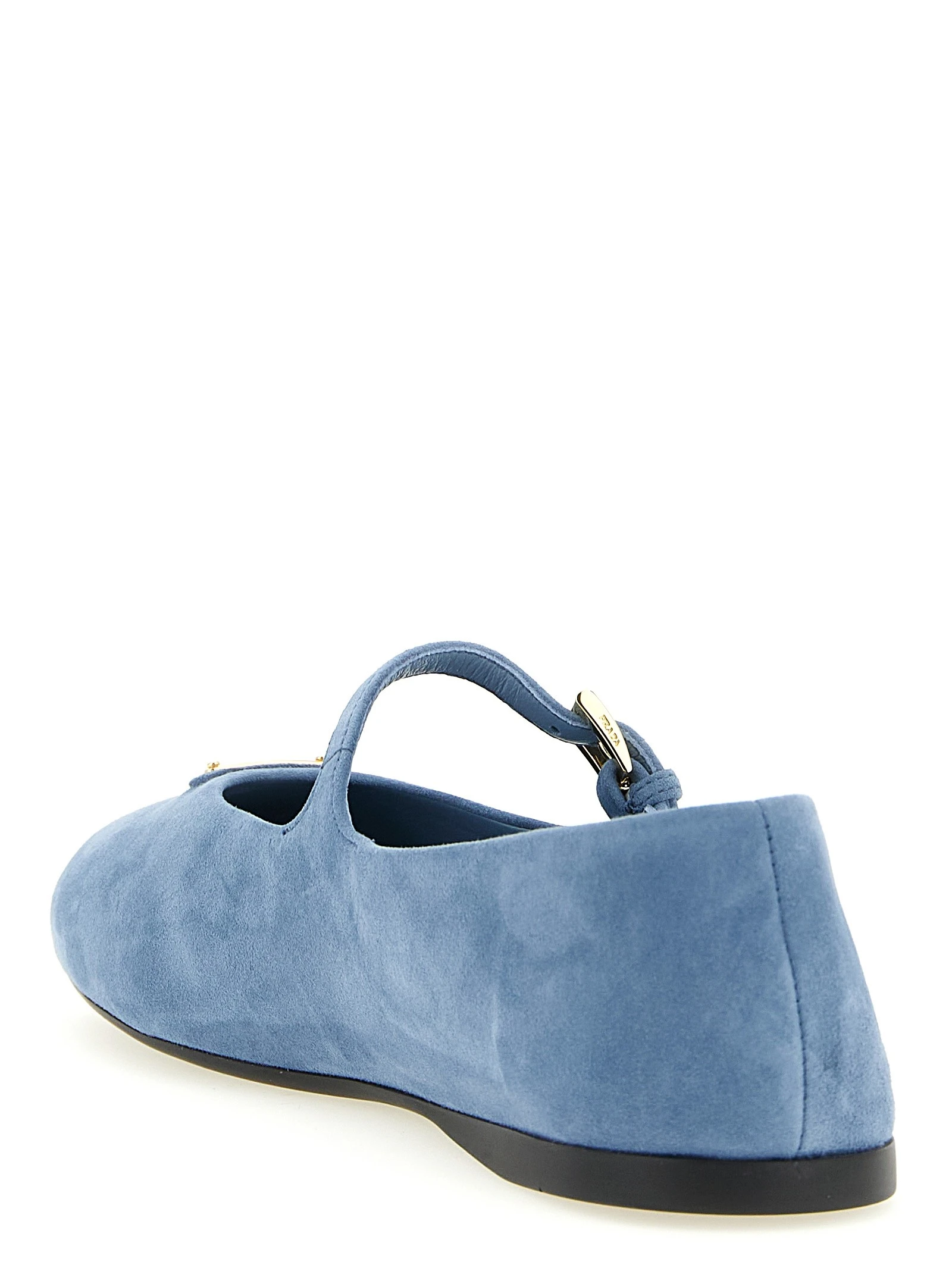 Suede ballet flats
