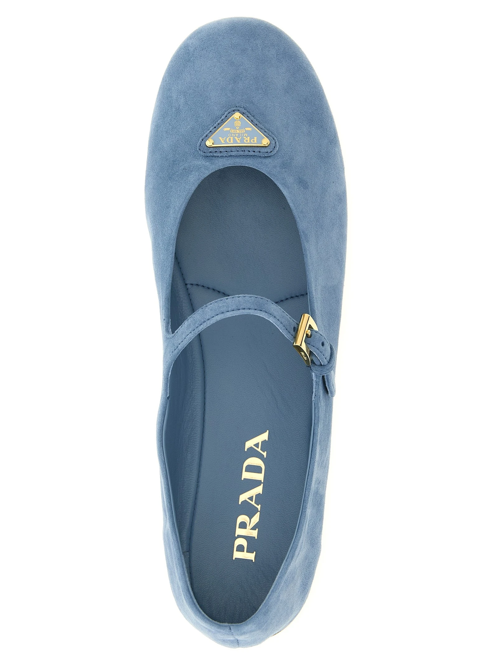 Suede ballet flats