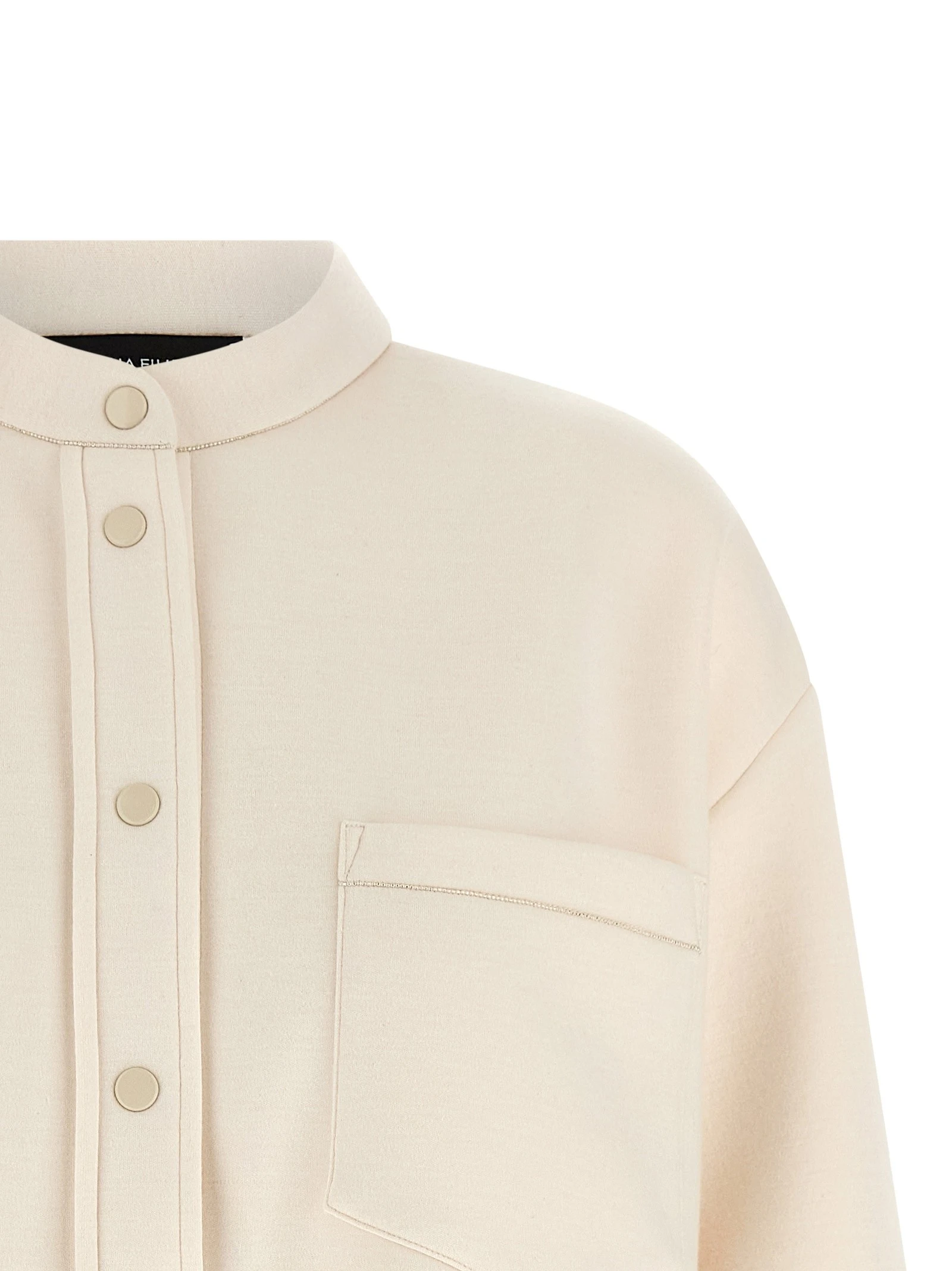 Scuba cashmere shirt