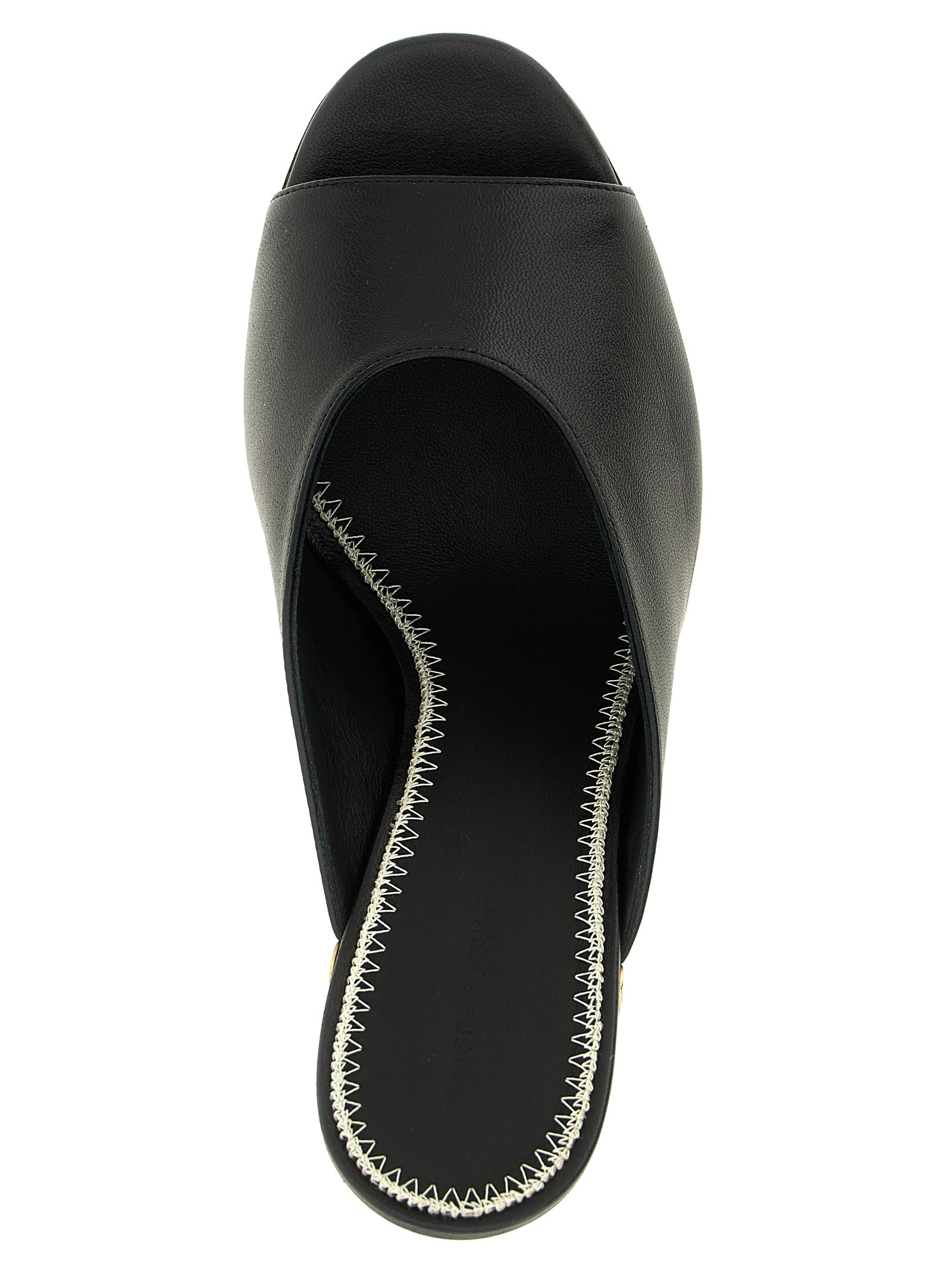 Leather mules