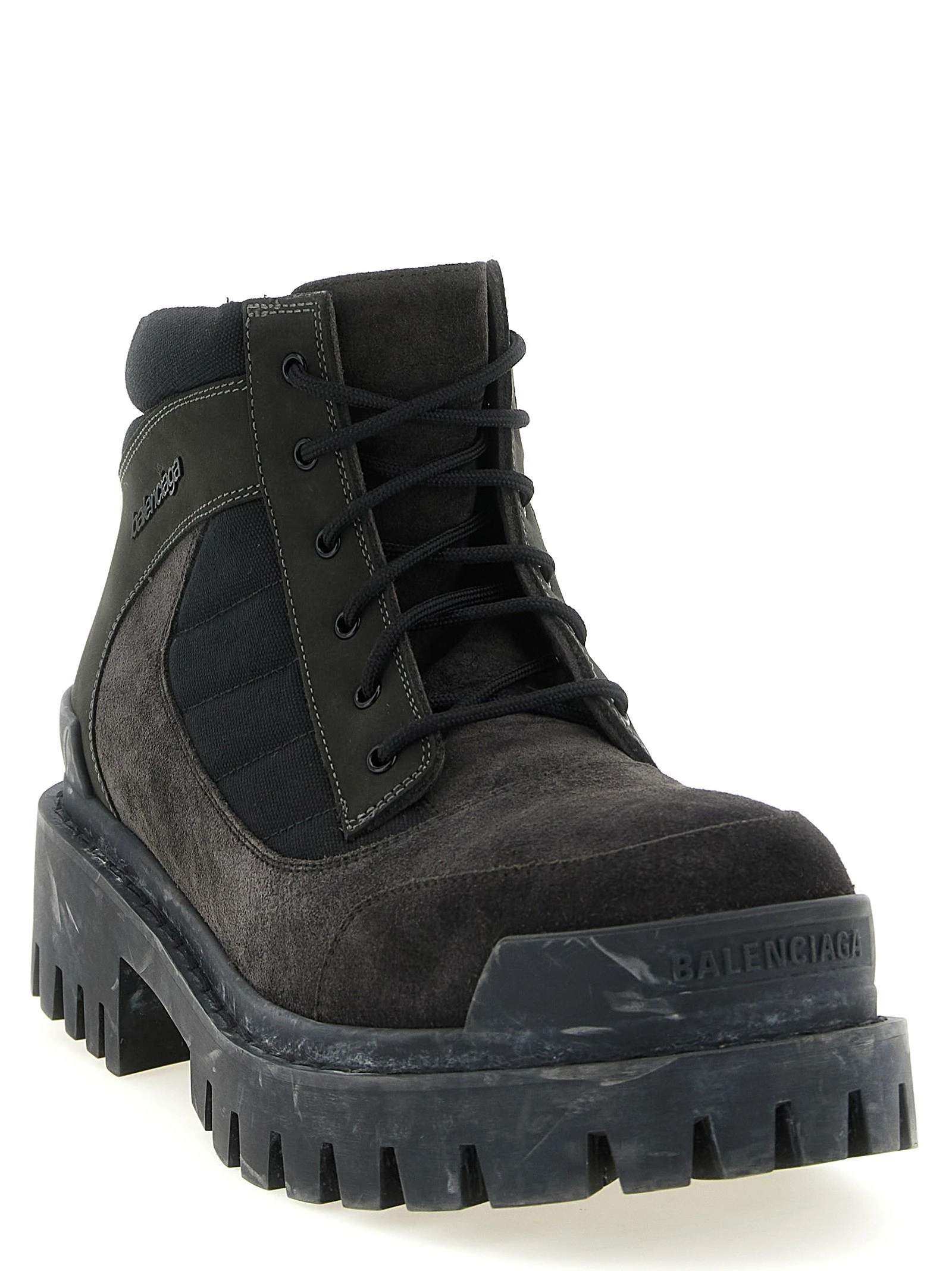 'Combat Strike' ankle boots