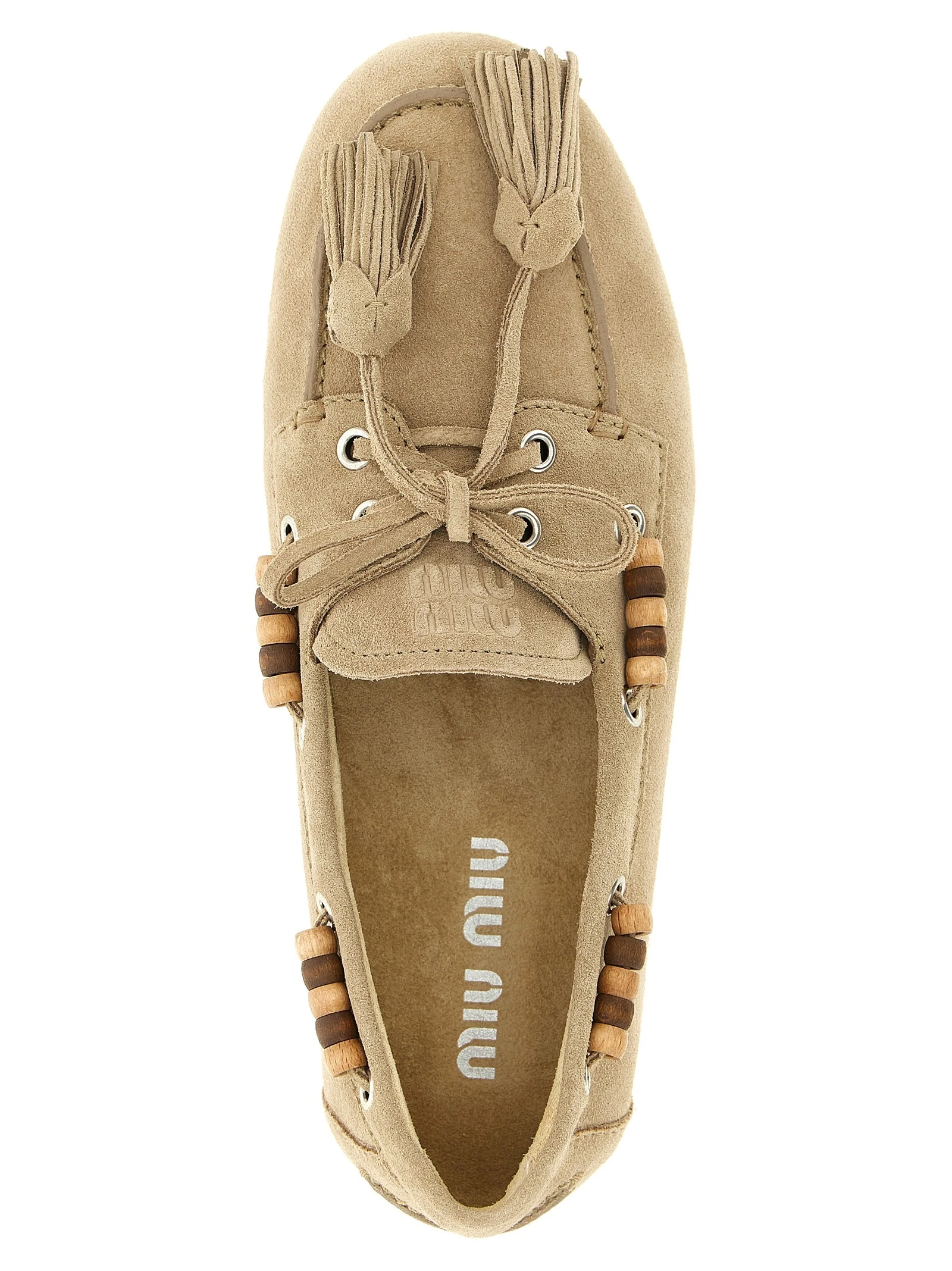 Suede boat shoe