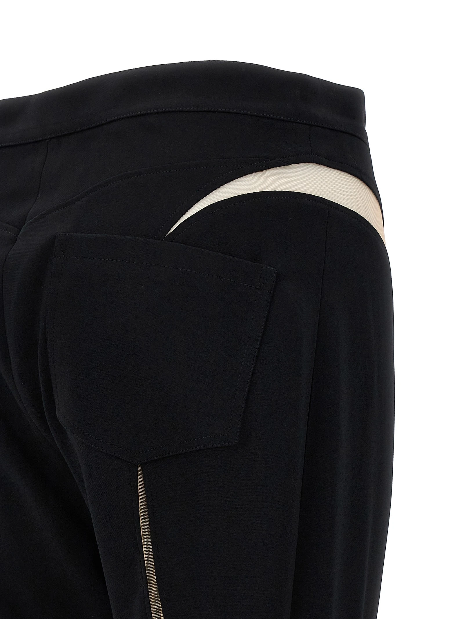 Mesh insert leggings
