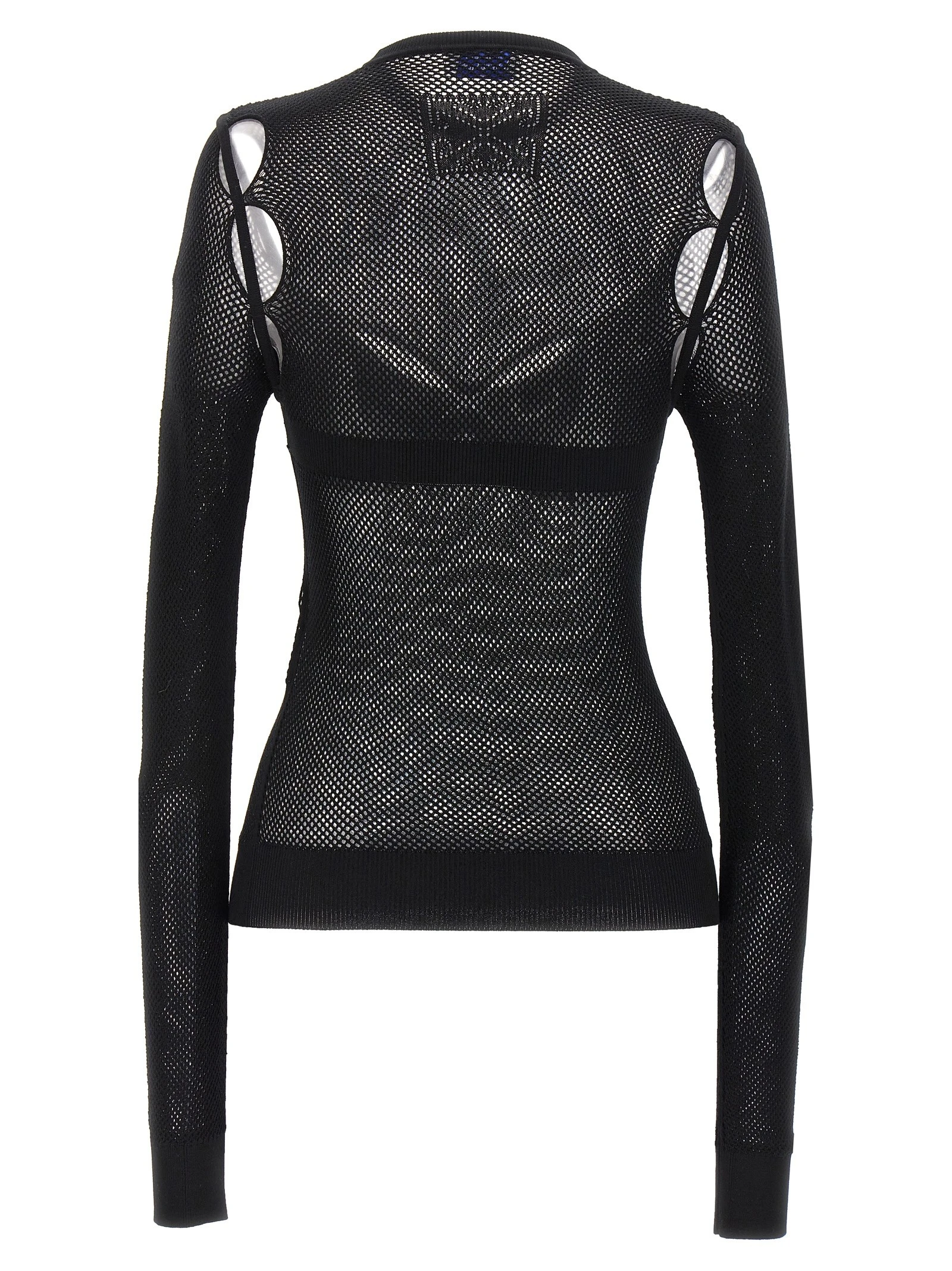 'Net Arrow Bralette' top