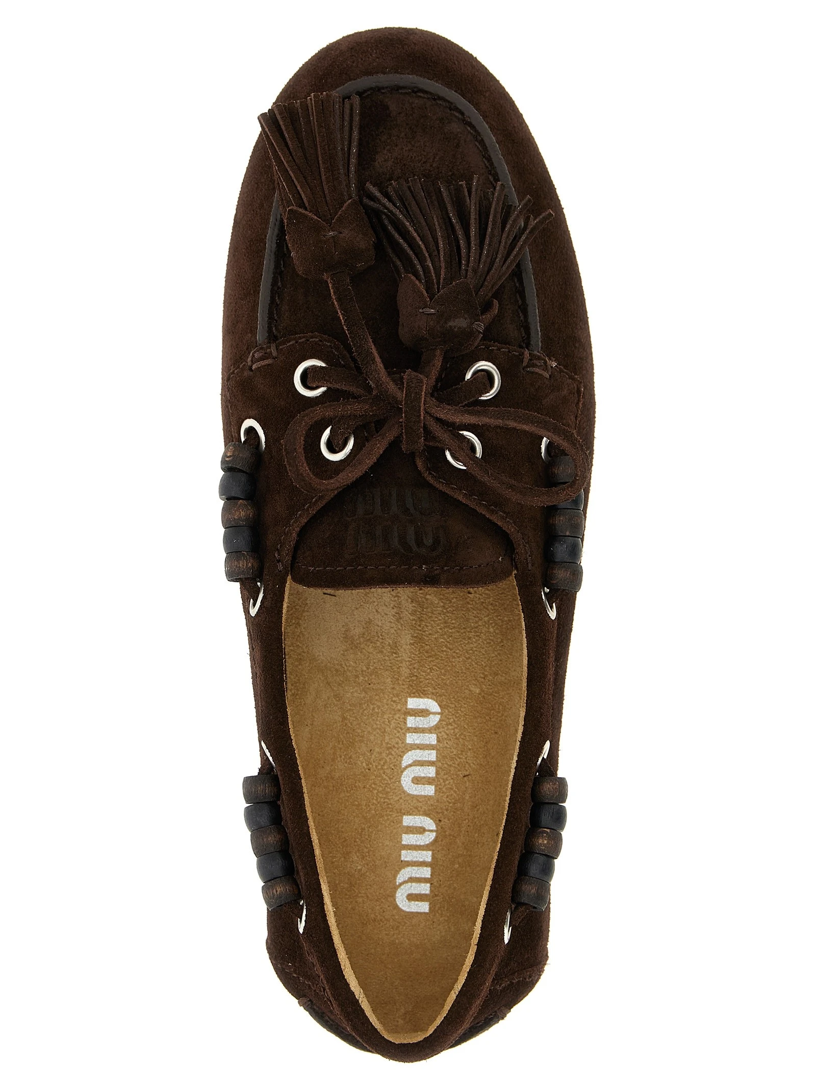 Suede boat shoe
