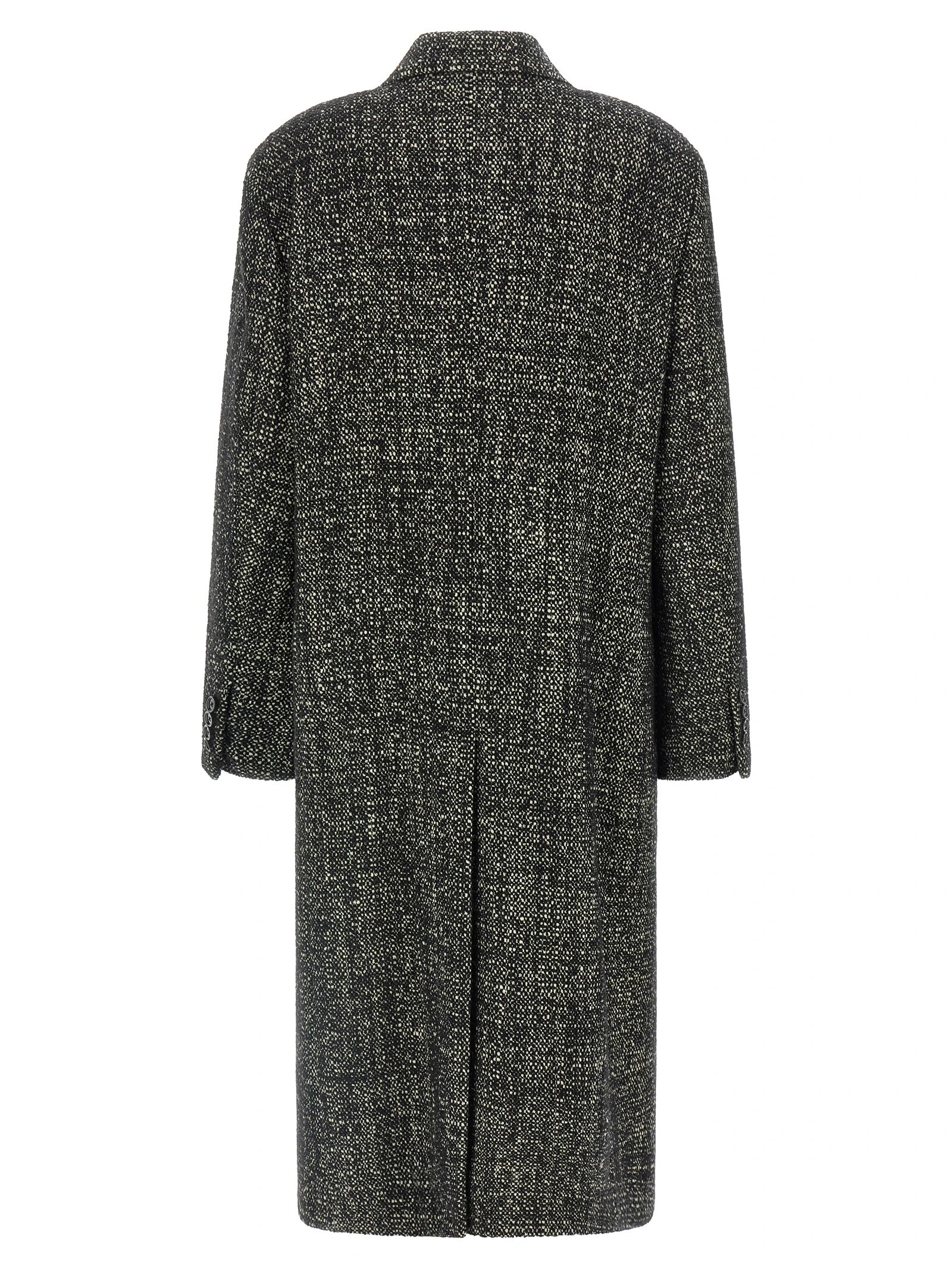 Bouclé wool coat