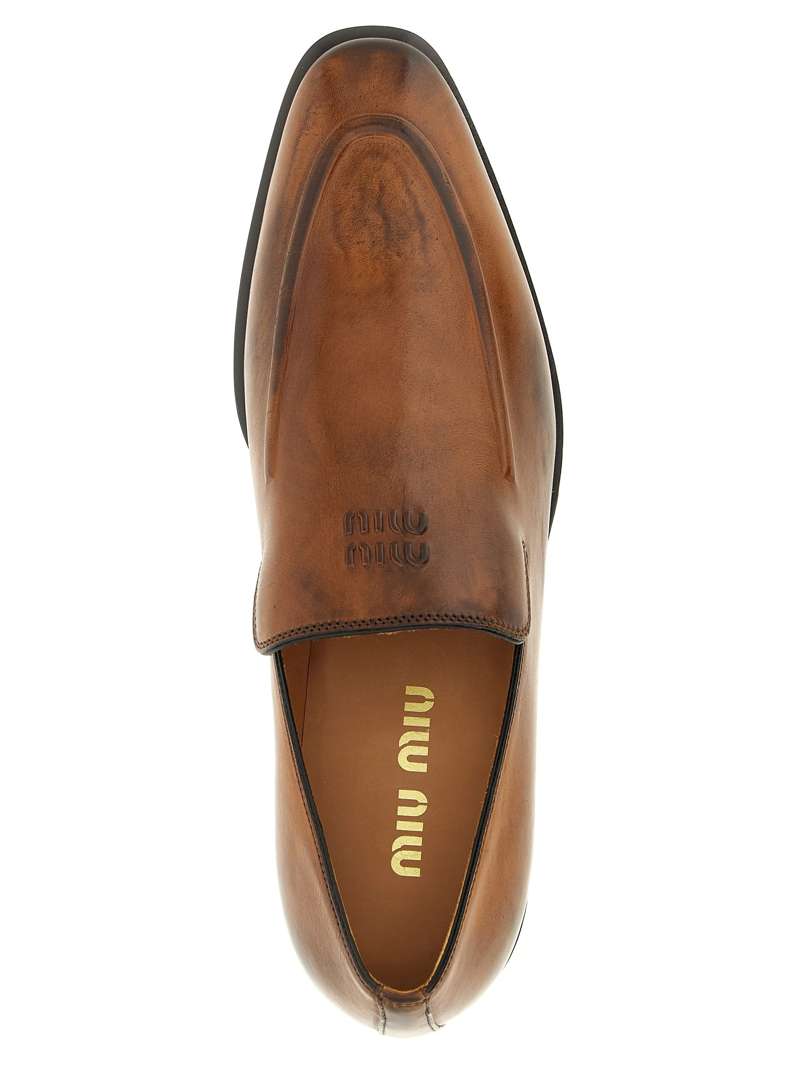 Leather loafers