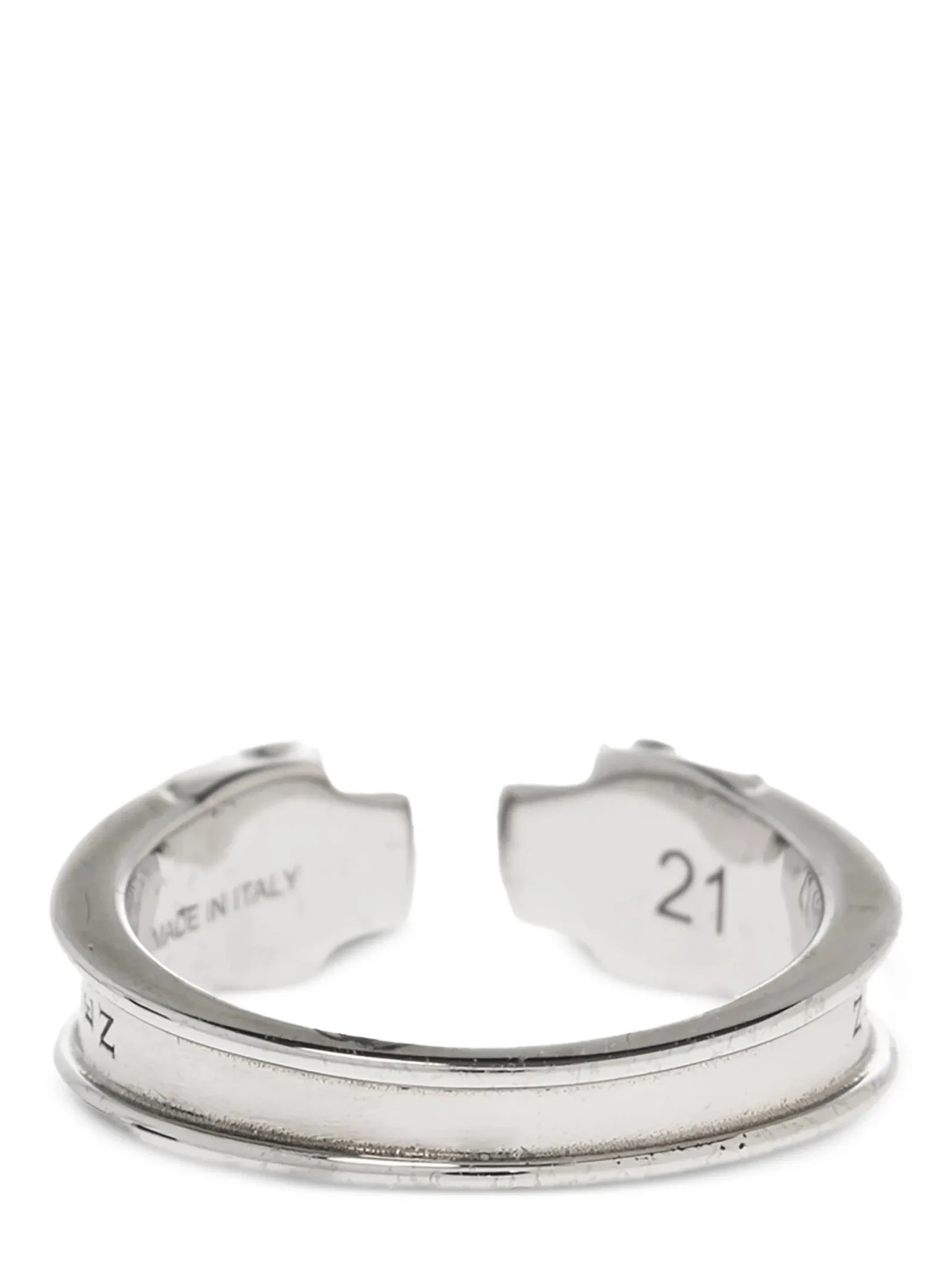 'Thin Twin Skull' ring