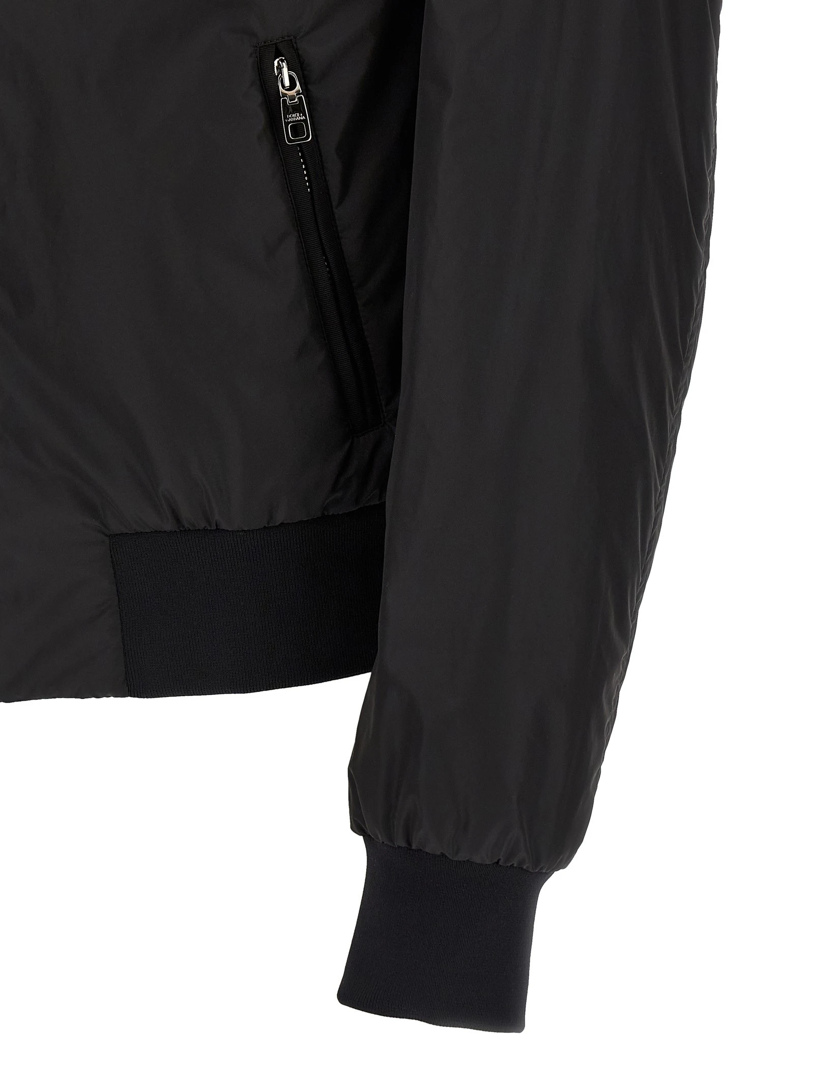 'DG' patch bomber jacket