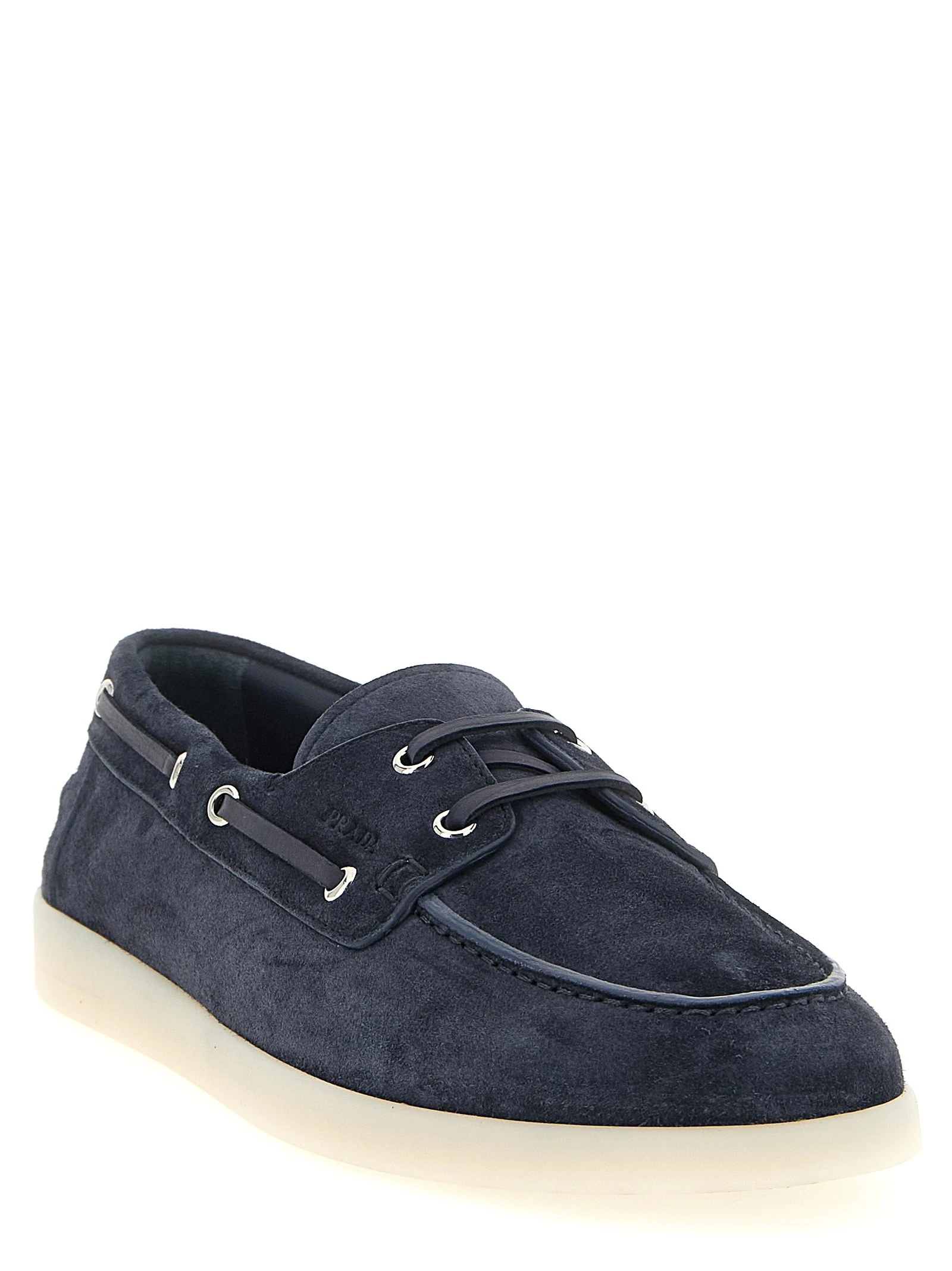 Suede boat shoe