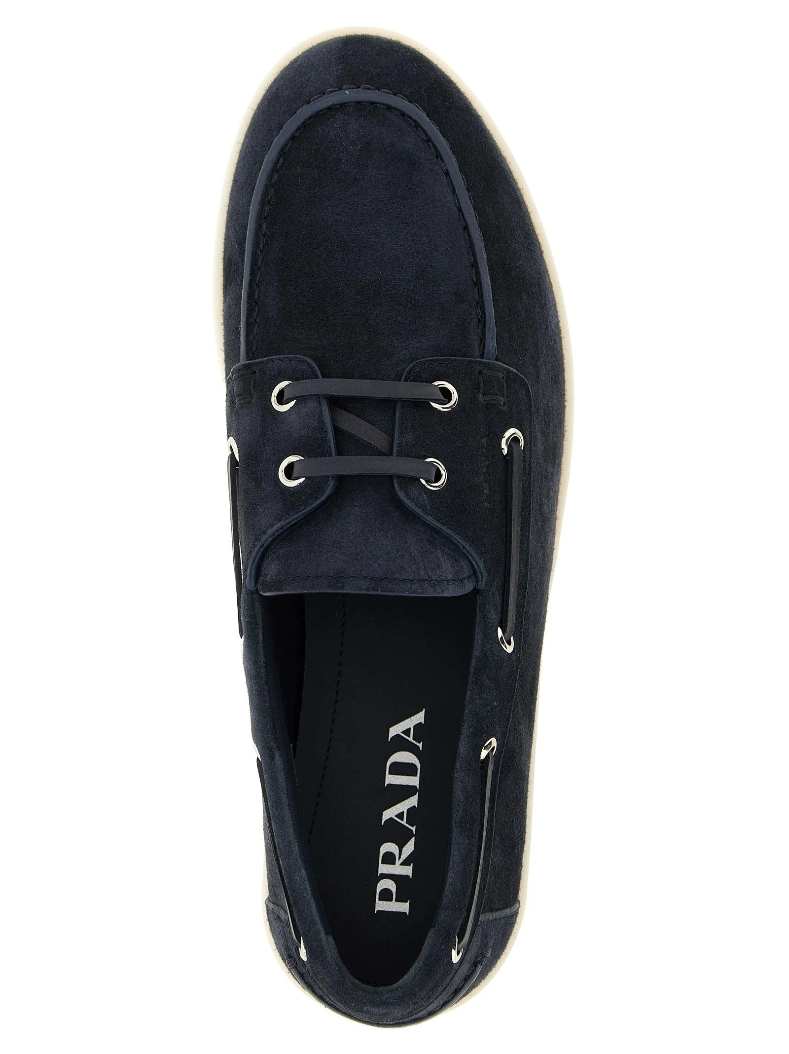 Suede boat shoe