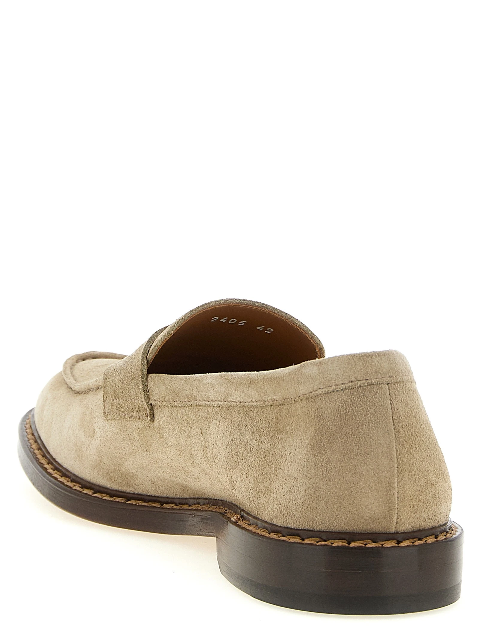 Suede loafers