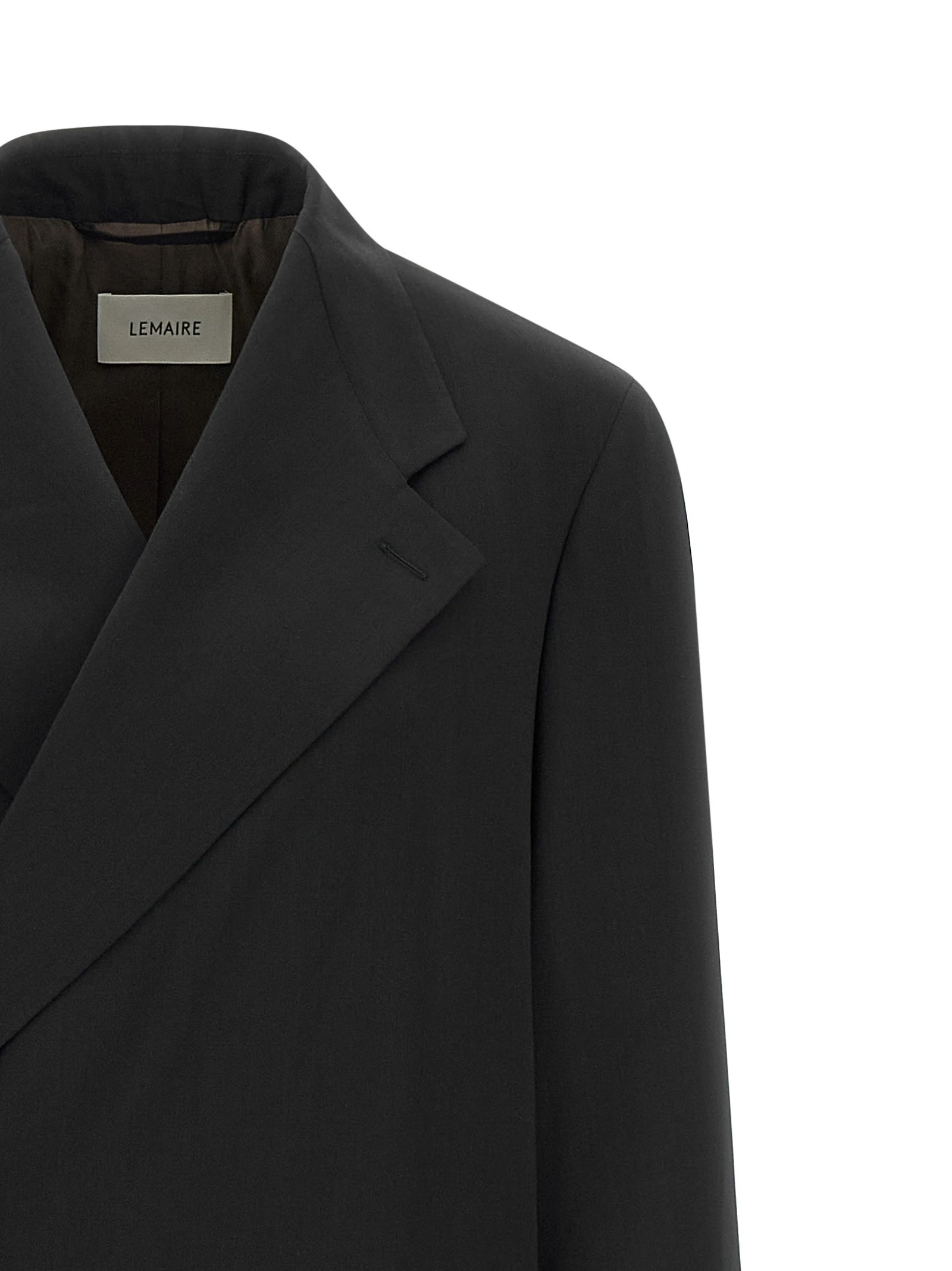 Wool crêpe coat