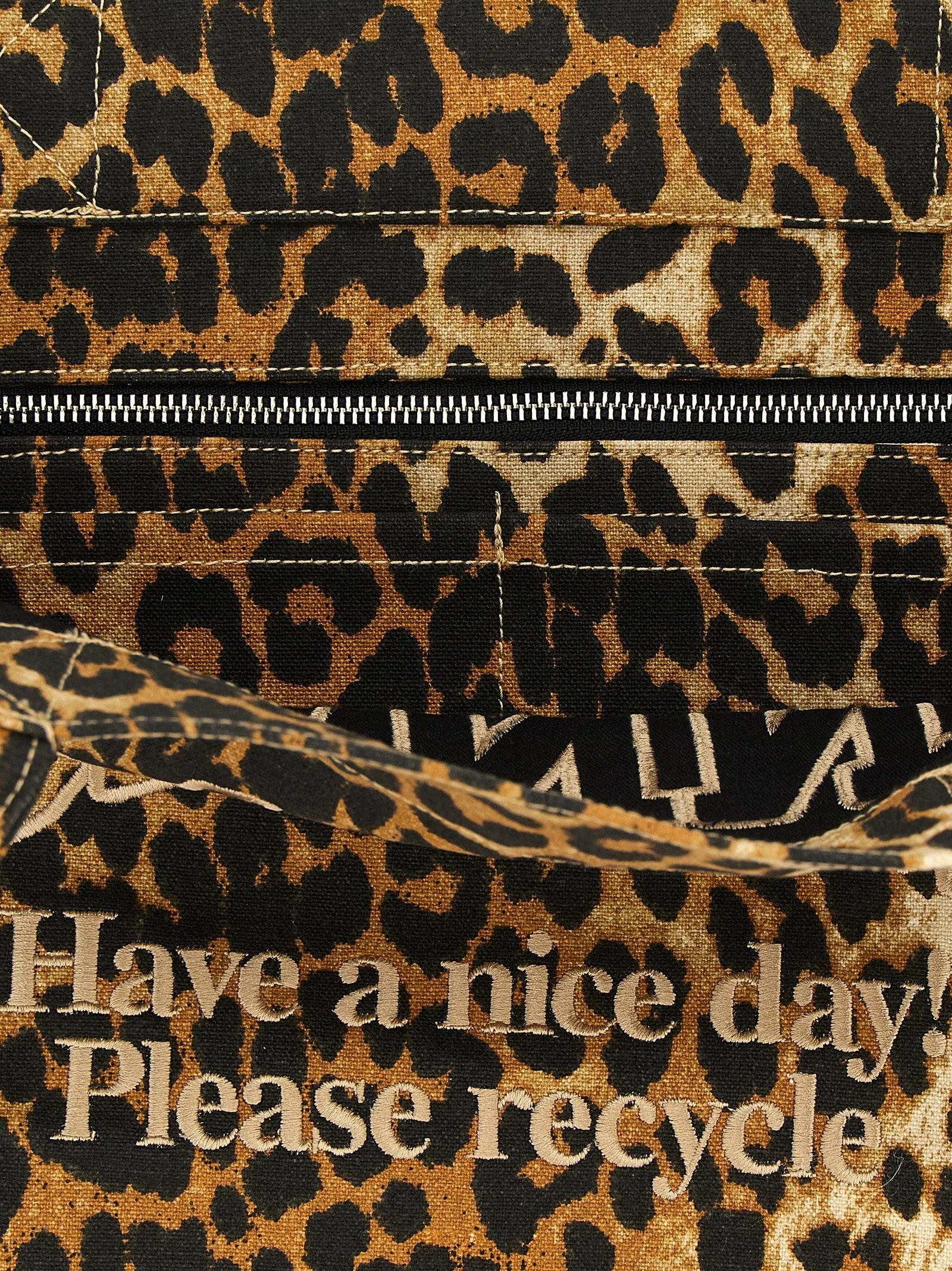 'Leopard' large shopping bag