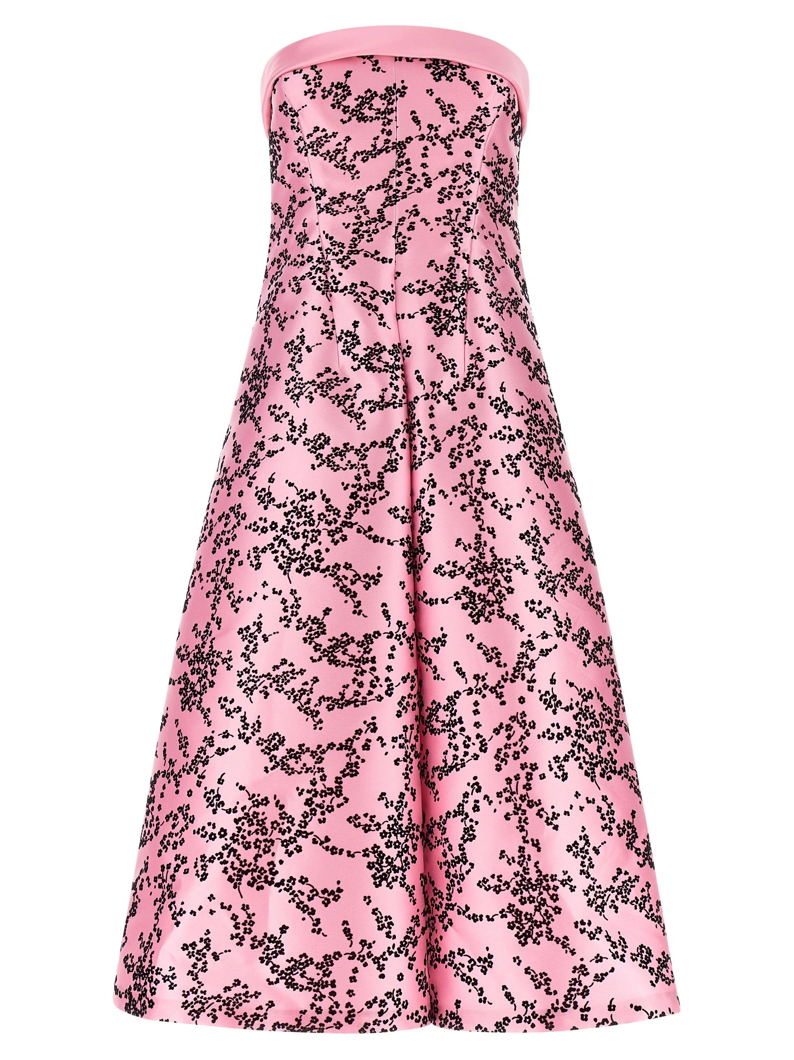 'Mikado floreale' dress