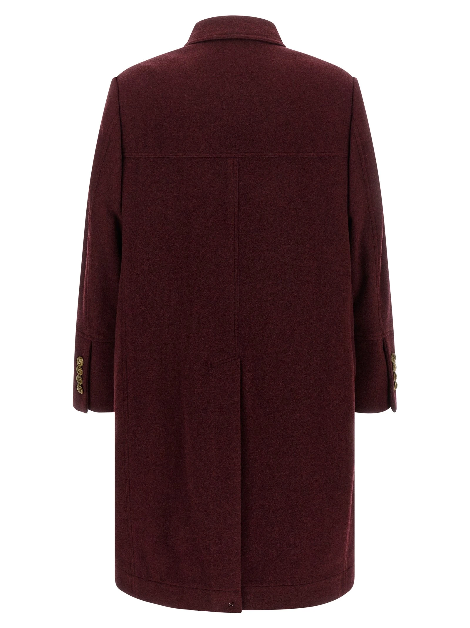 Cashmere double-breasted coat