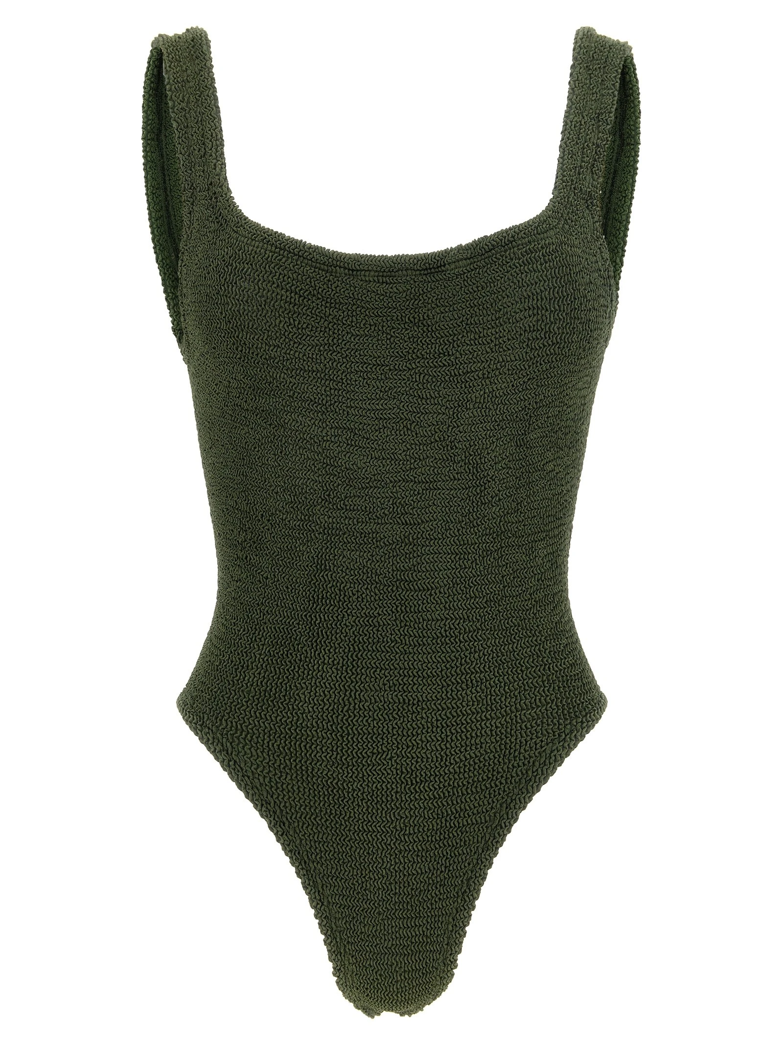 'Square Neck' one-piece swimsuit