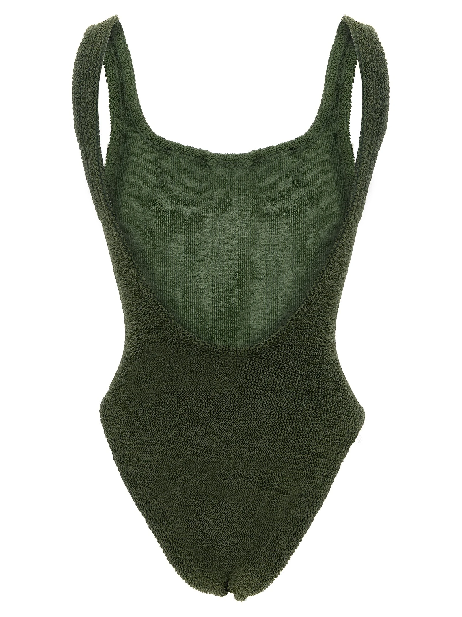 'Square Neck' one-piece swimsuit