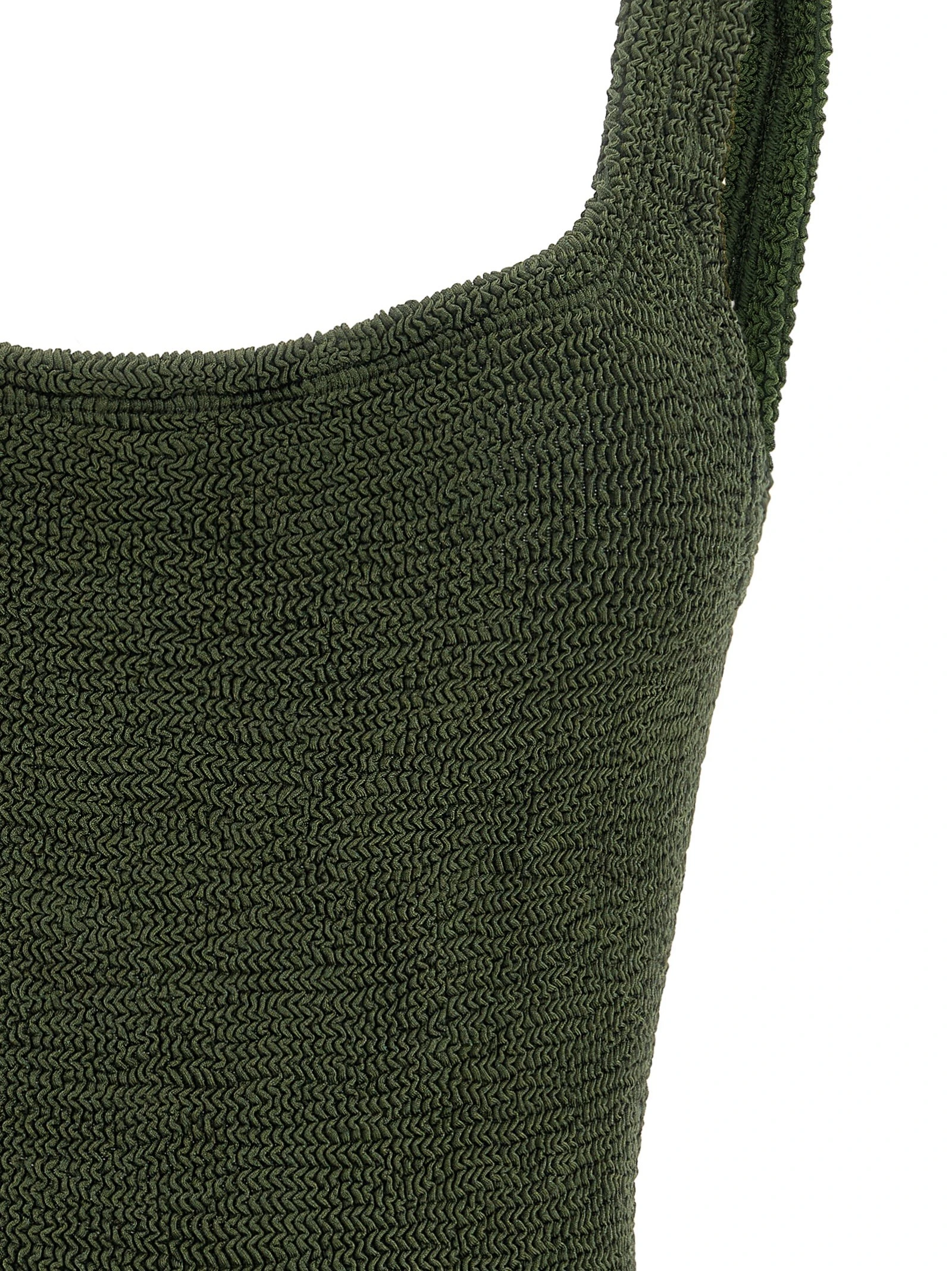 'Square Neck' one-piece swimsuit