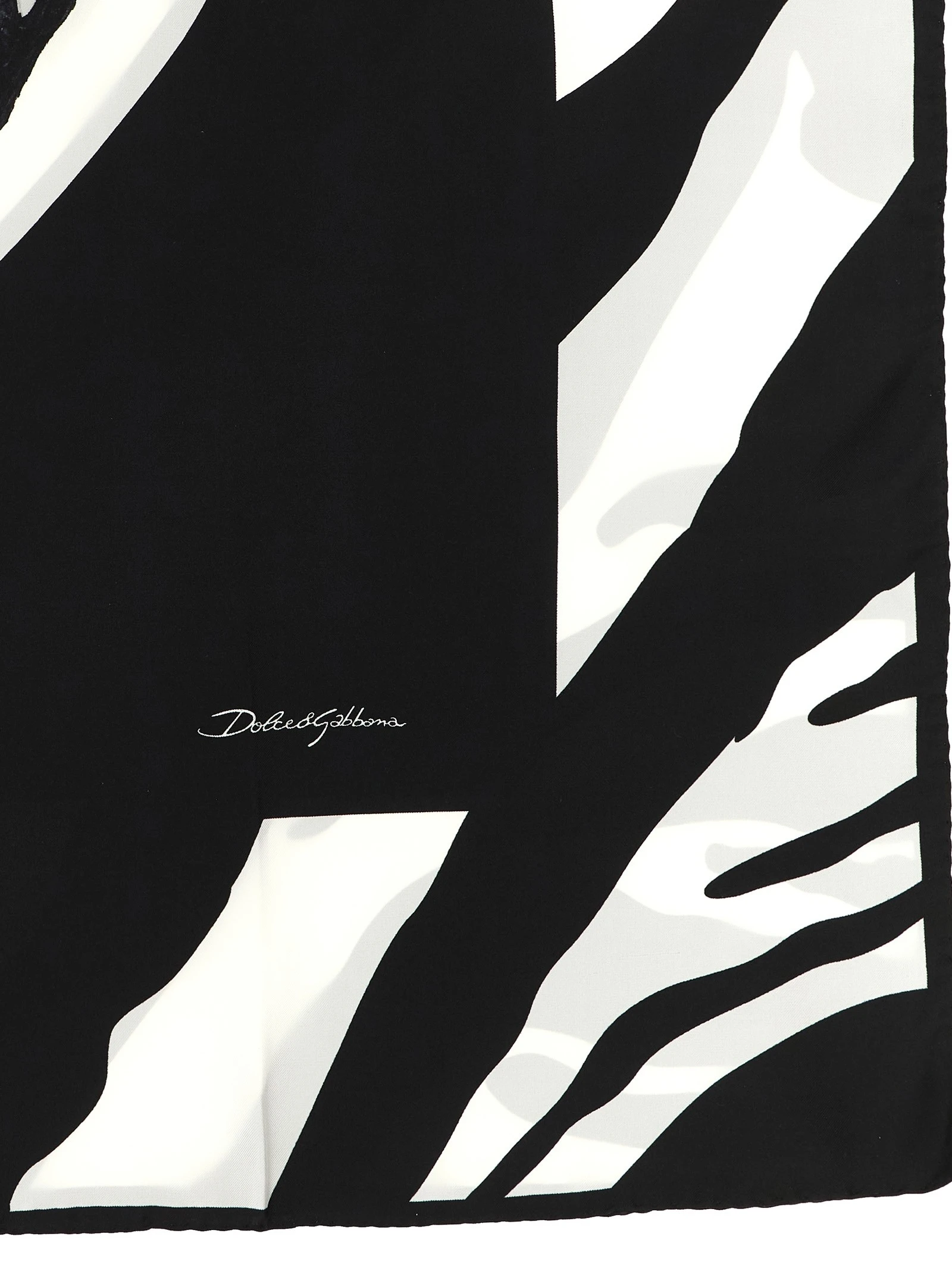 Zebra print scarf