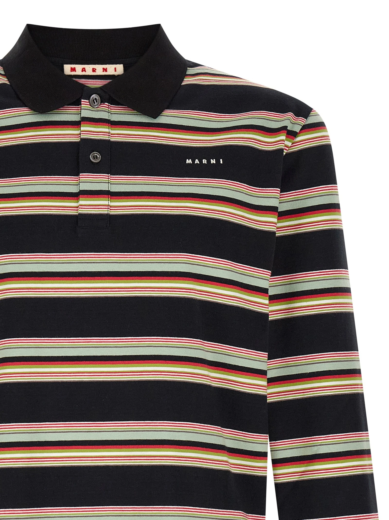 Striped polo shirt
