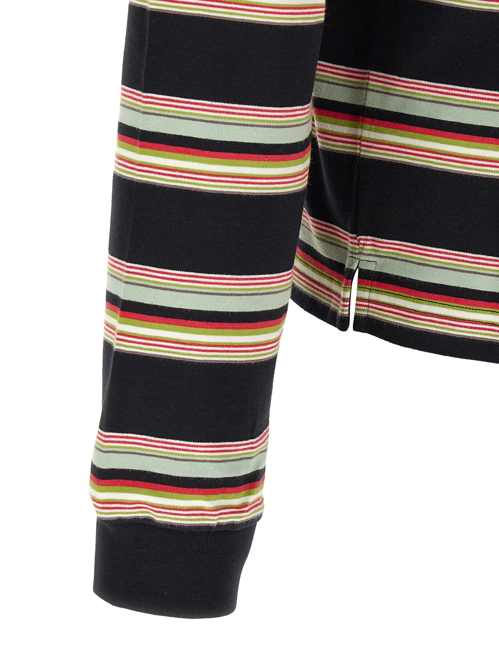 Striped polo shirt