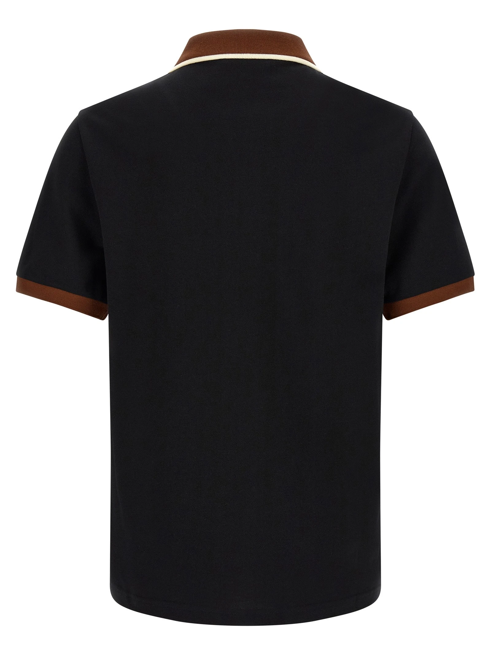 Polo with contrasting details