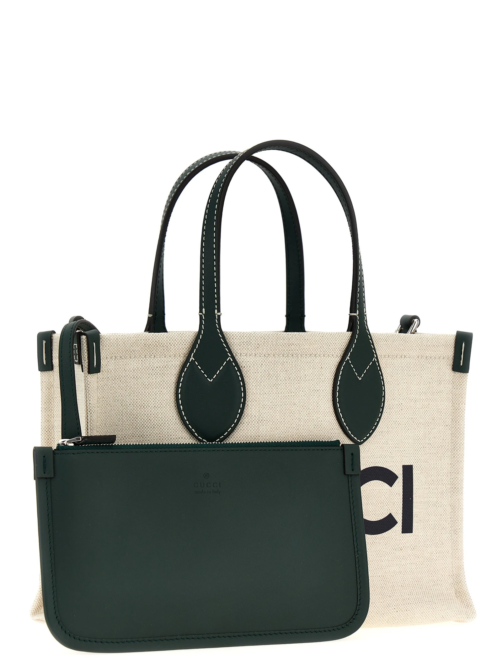 Mini logo shopping bag