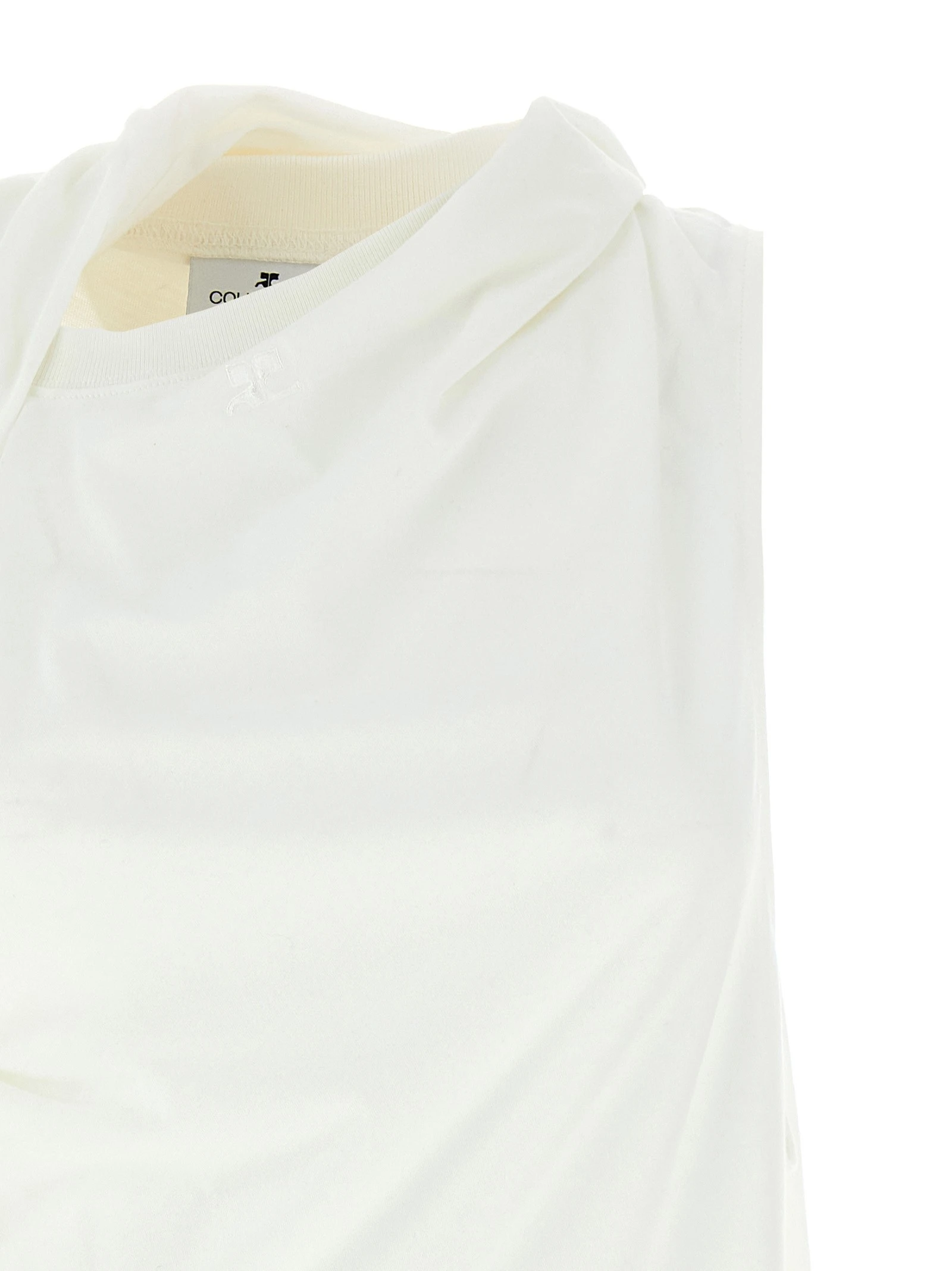 'Asymetrique Off The Shoulder' T-shirt