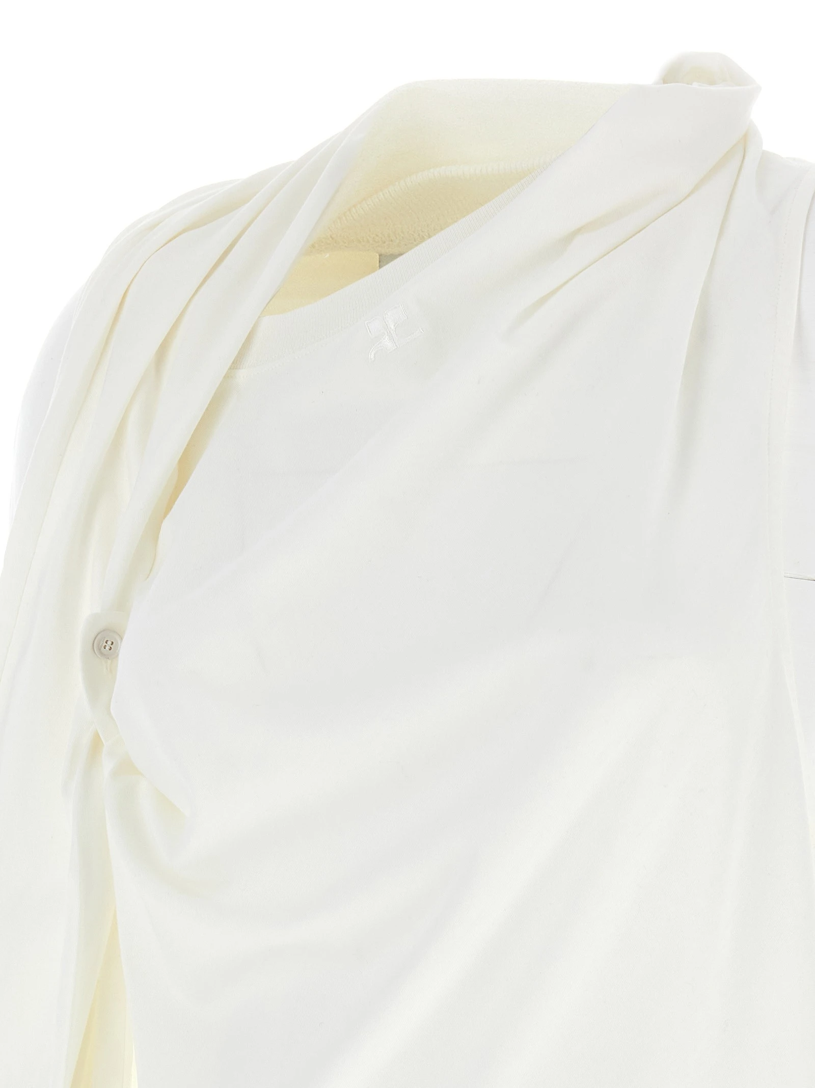 'Asymetrique Off The Shoulder' T-shirt
