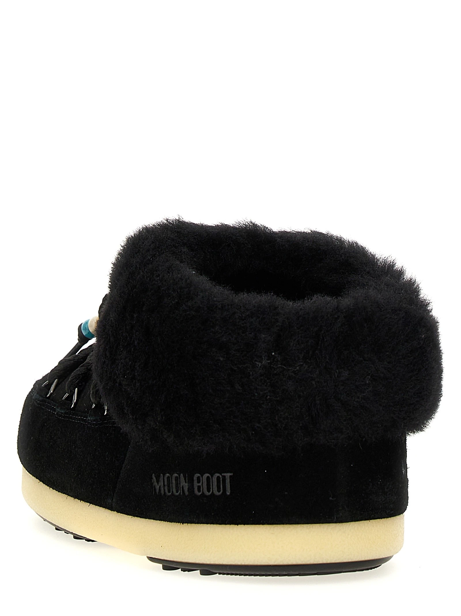 'Mule suede beads' ankle boots