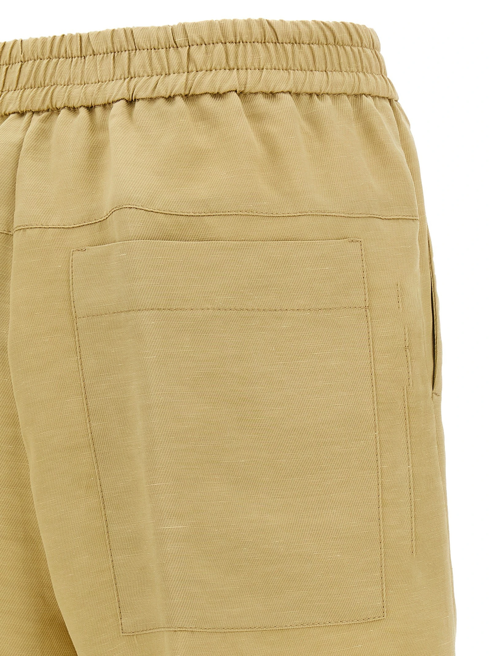 Linen bermuda shorts