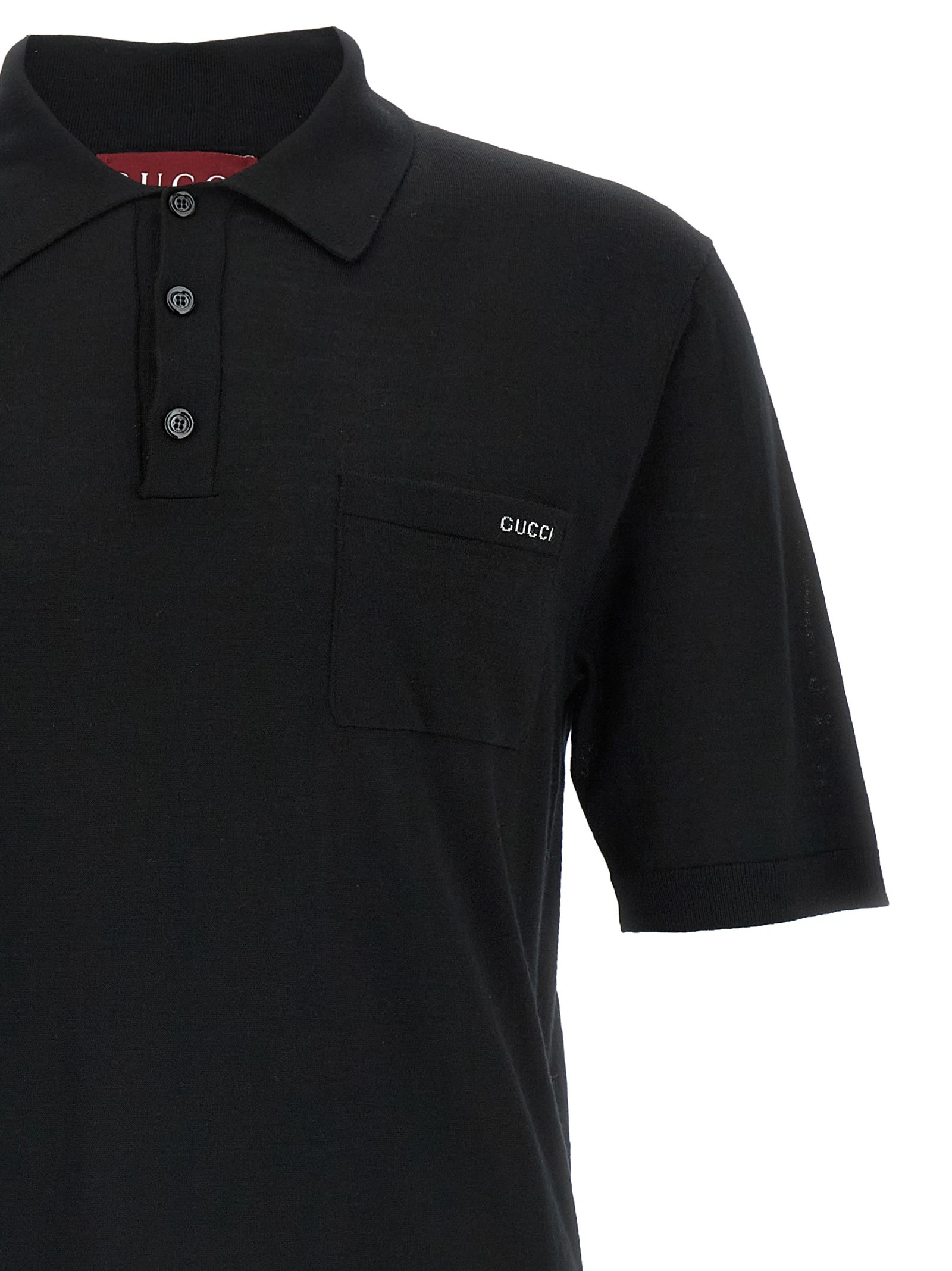 'Intarsio Gucci' polo shirt