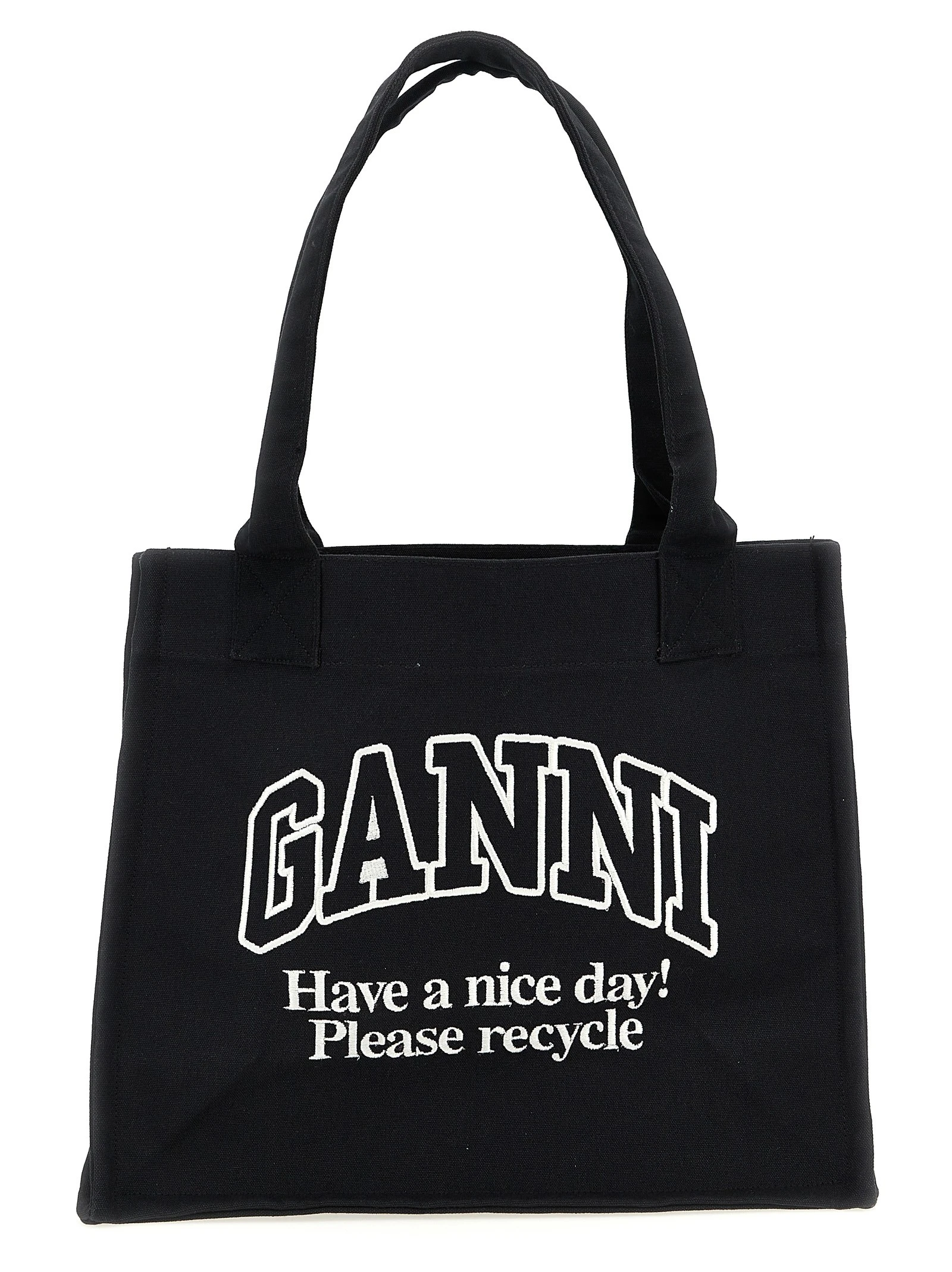'Large Easy Shopper Contrasted Logo' shopping bag