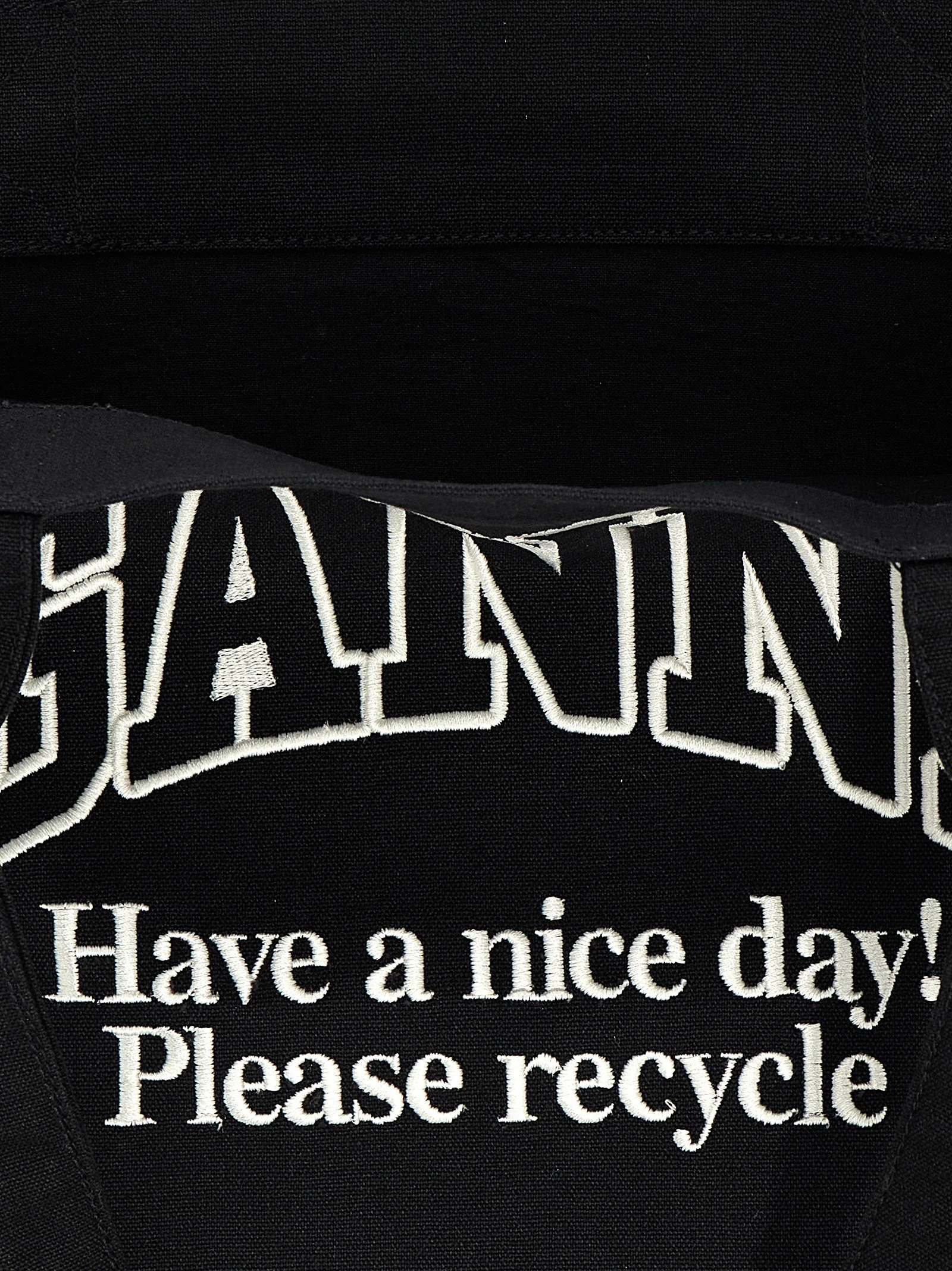 'Large Easy Shopper Contrasted Logo' shopping bag