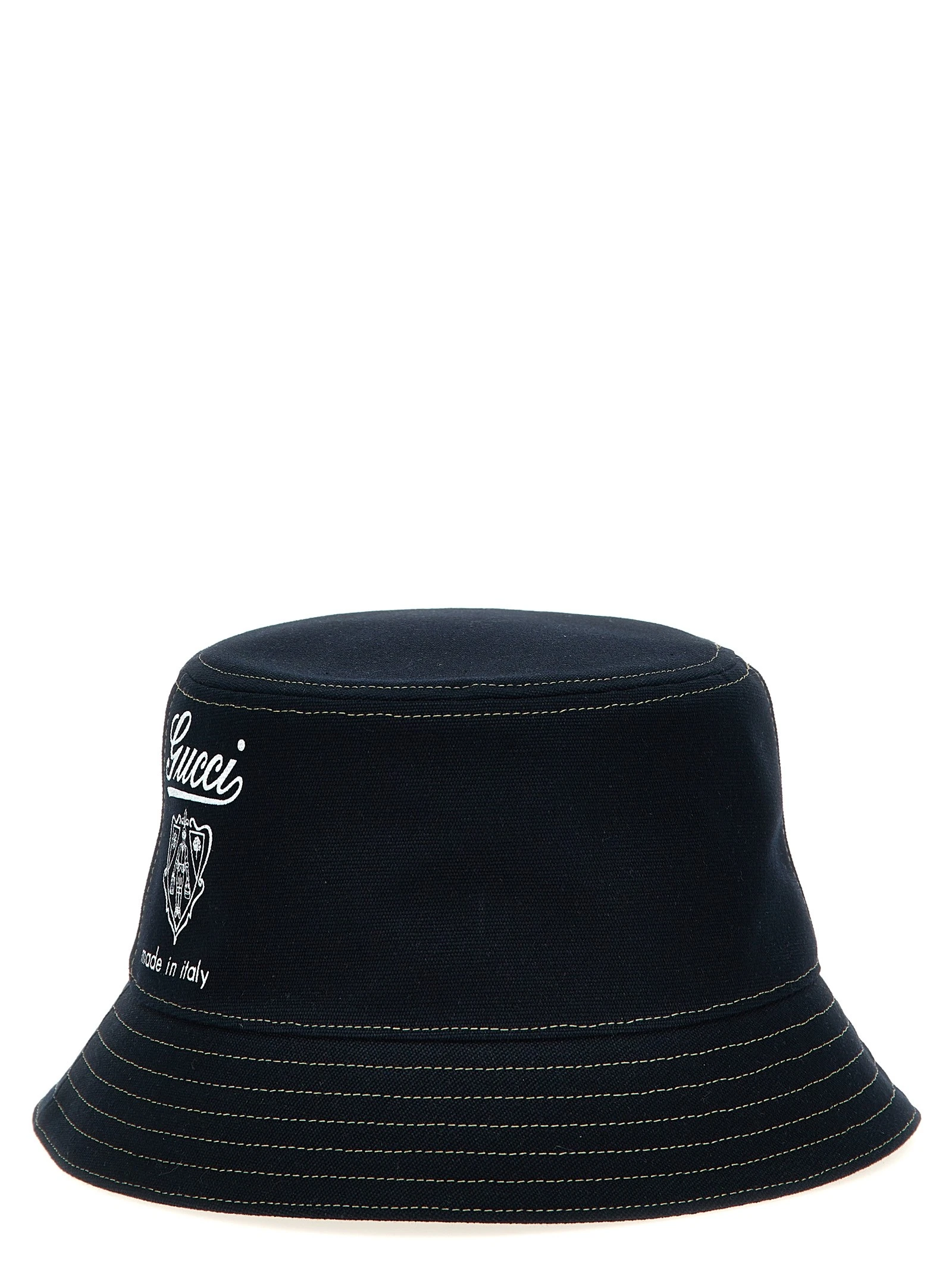 Gucci coat of arms bucket hat