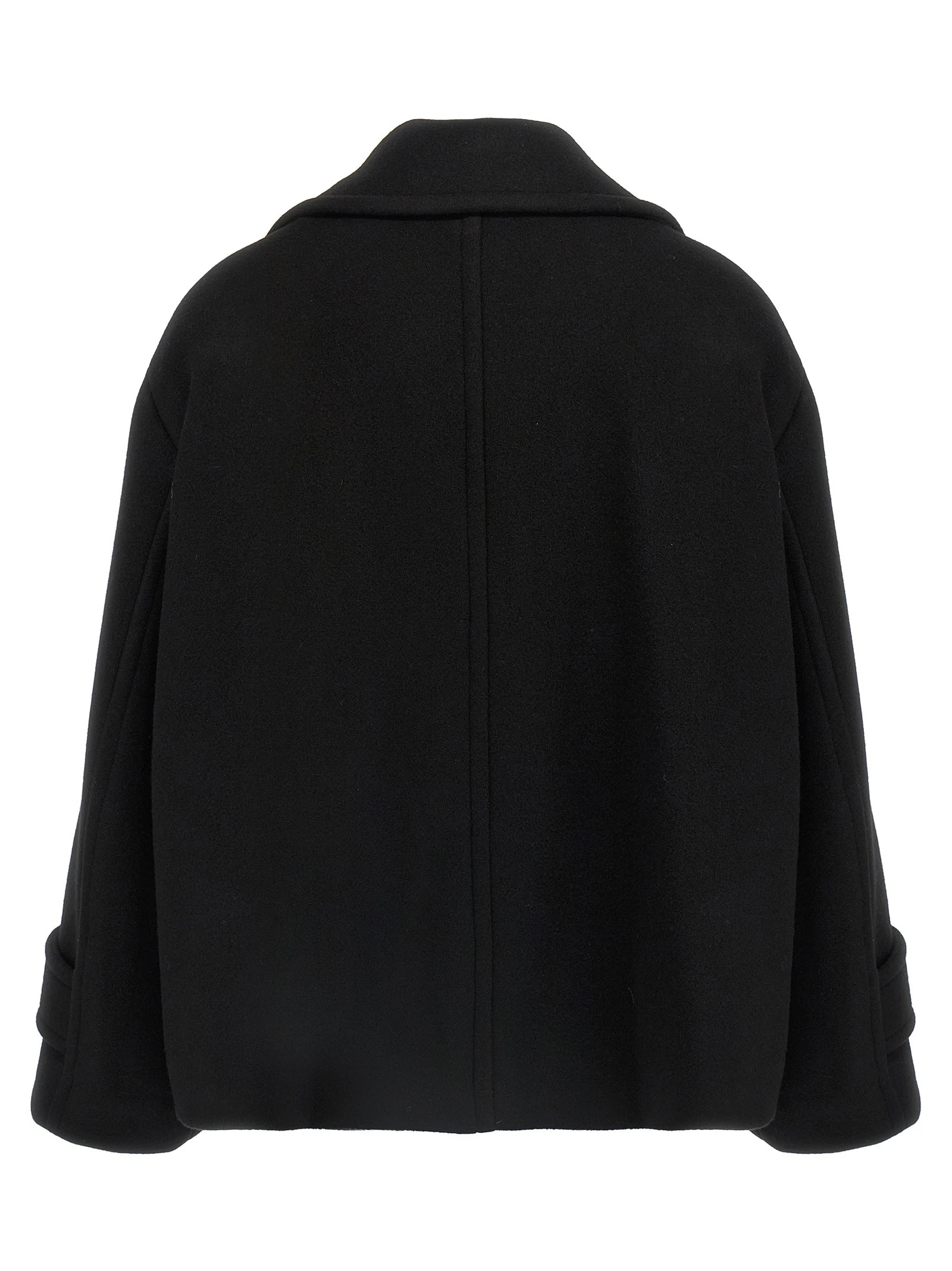 Double breasted wool coat